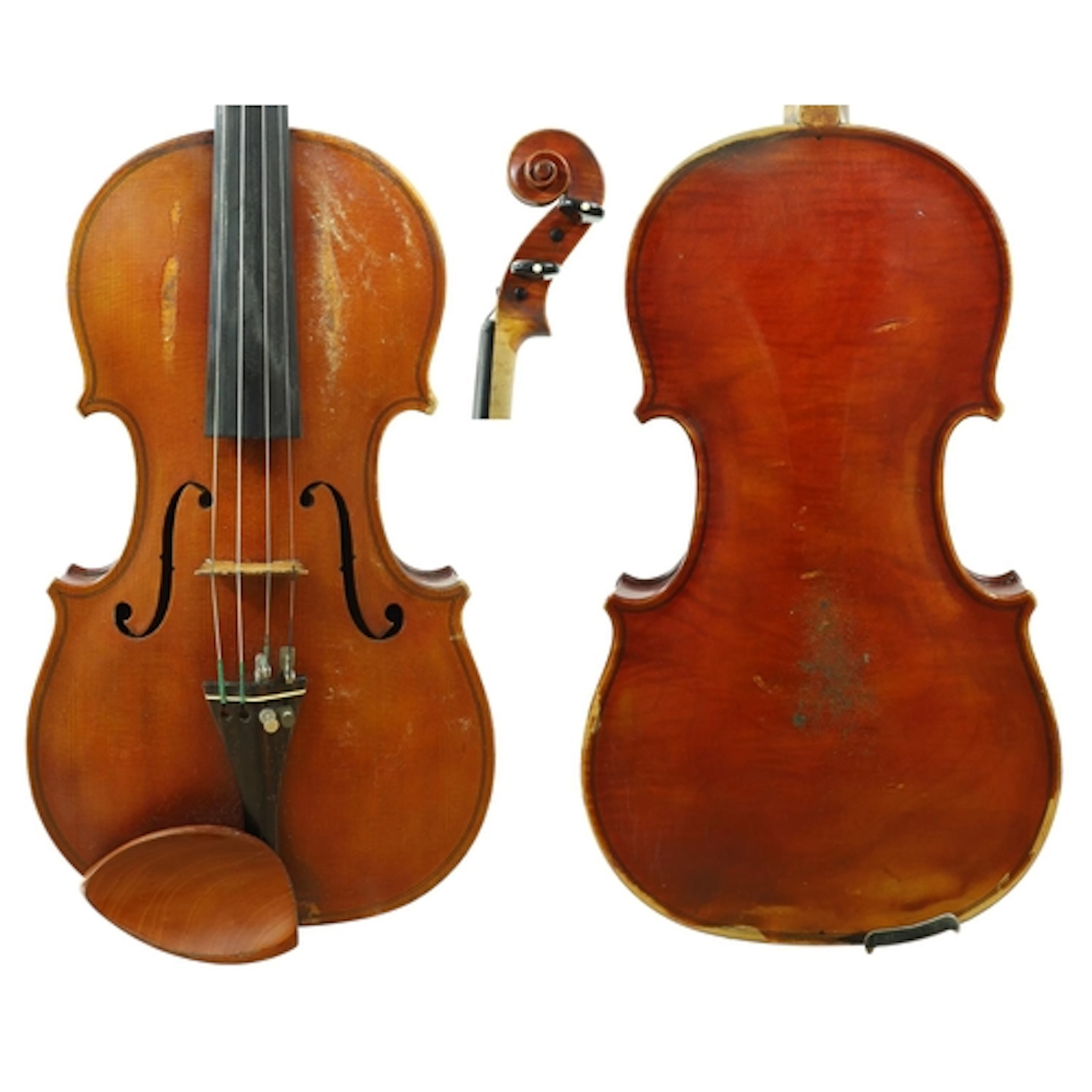 English violin by and labelled Laurence Cocker, derby 1946,&...