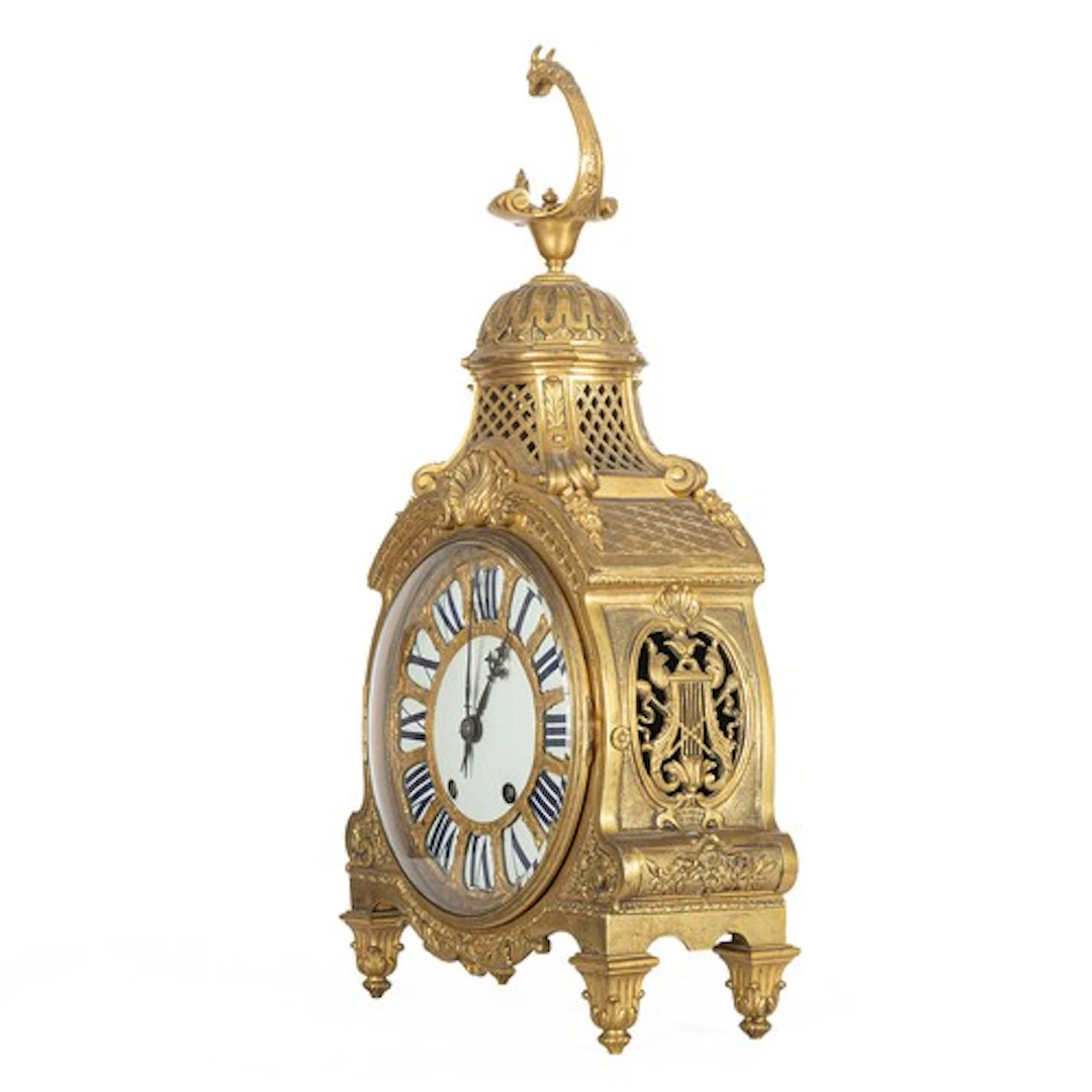 Impressive large 19th century French ormolu mantel clock in ...