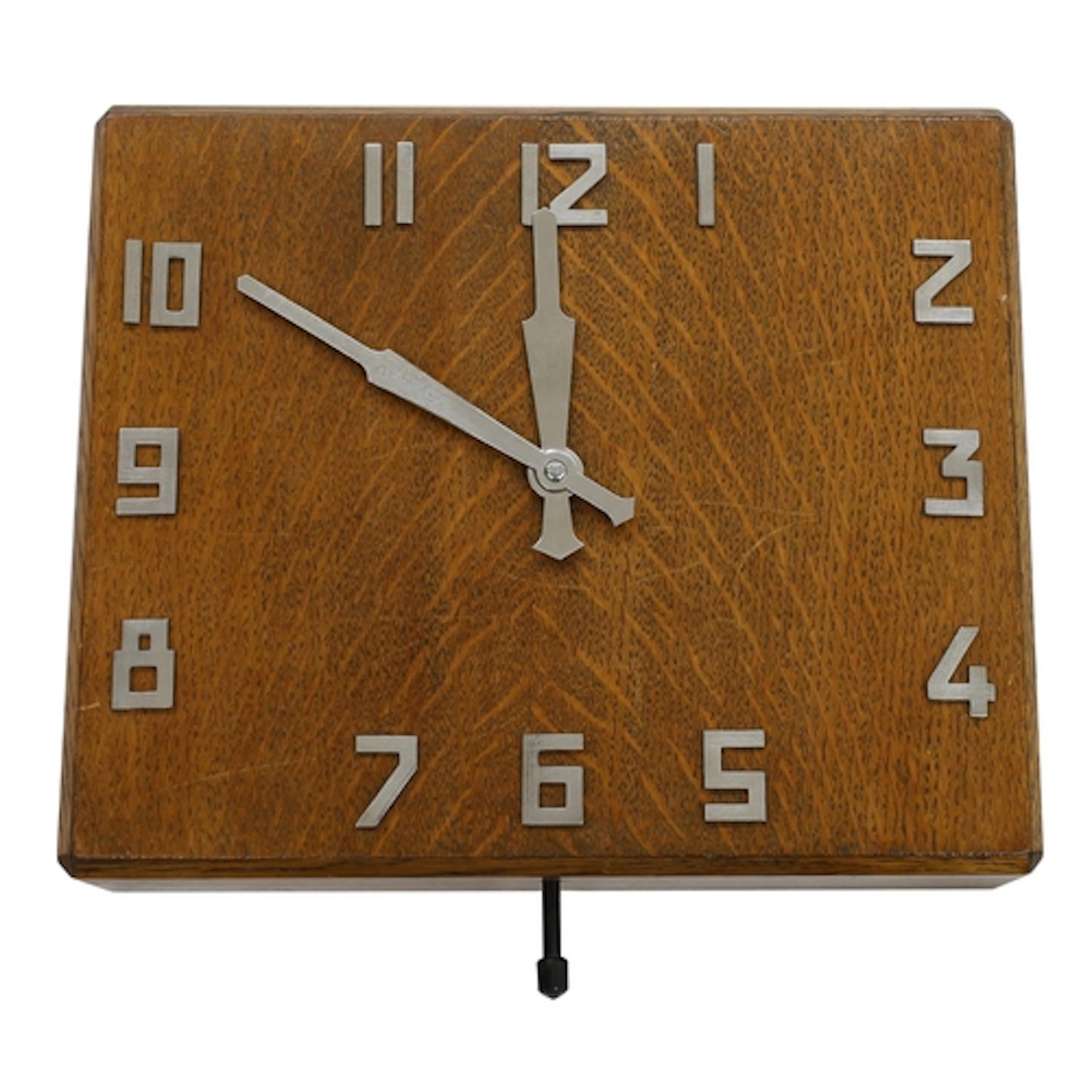 Smiths English Clocks Limited oak case wall clock, circa 194...