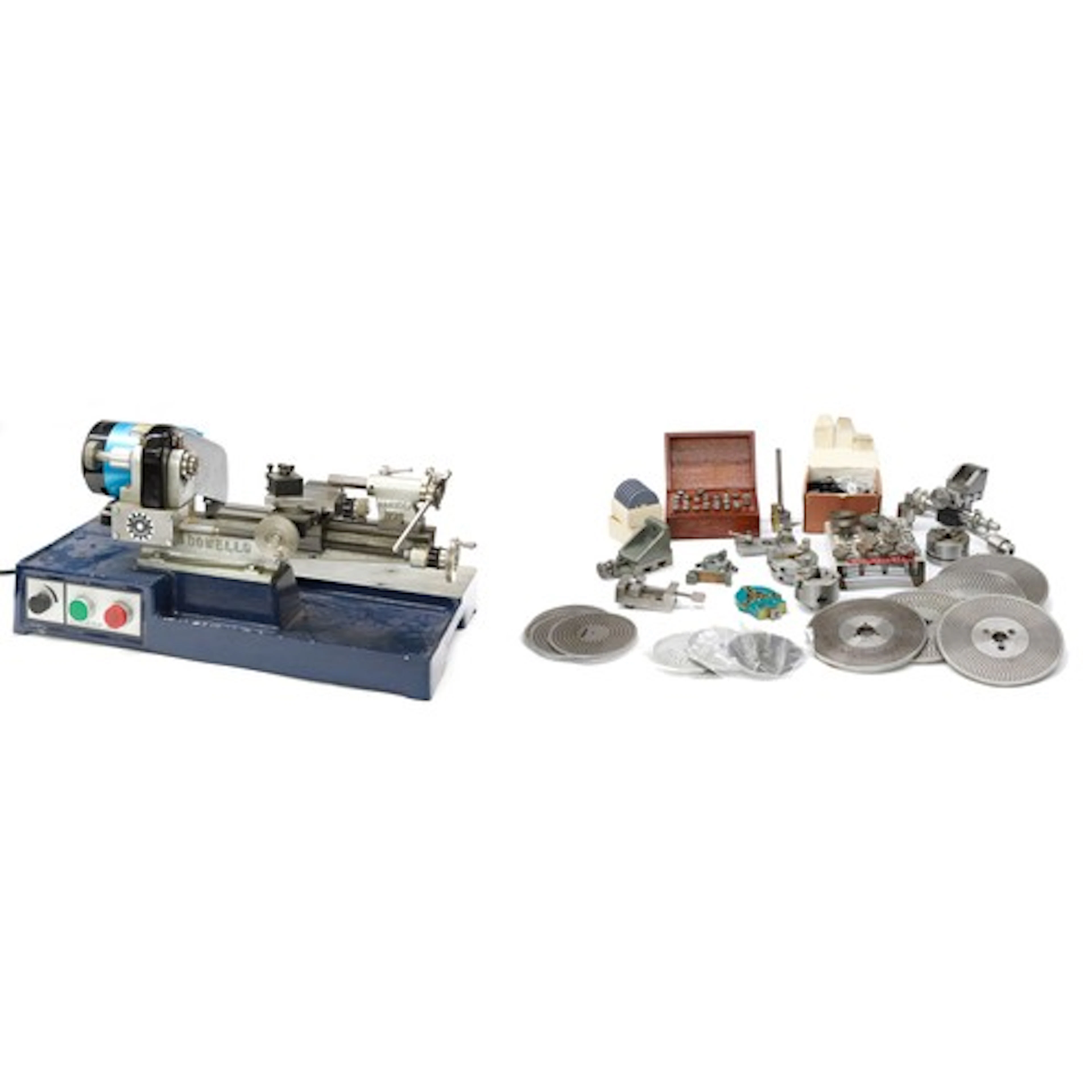 Cowells 90CW 8mm collet watch and instrument makers lathe wi...