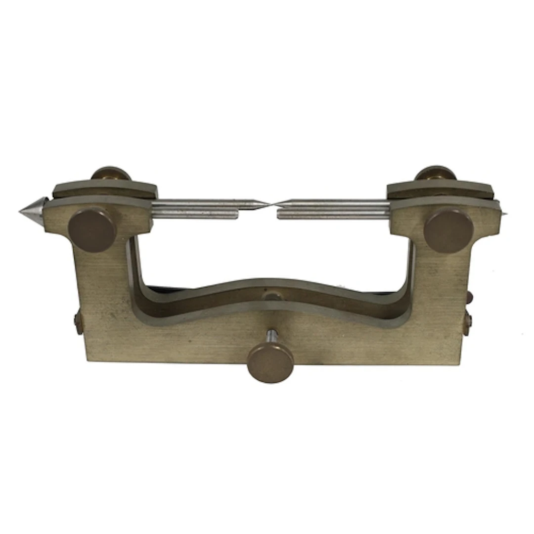 Brass and steel depthing tool, 7.5'' long approx...