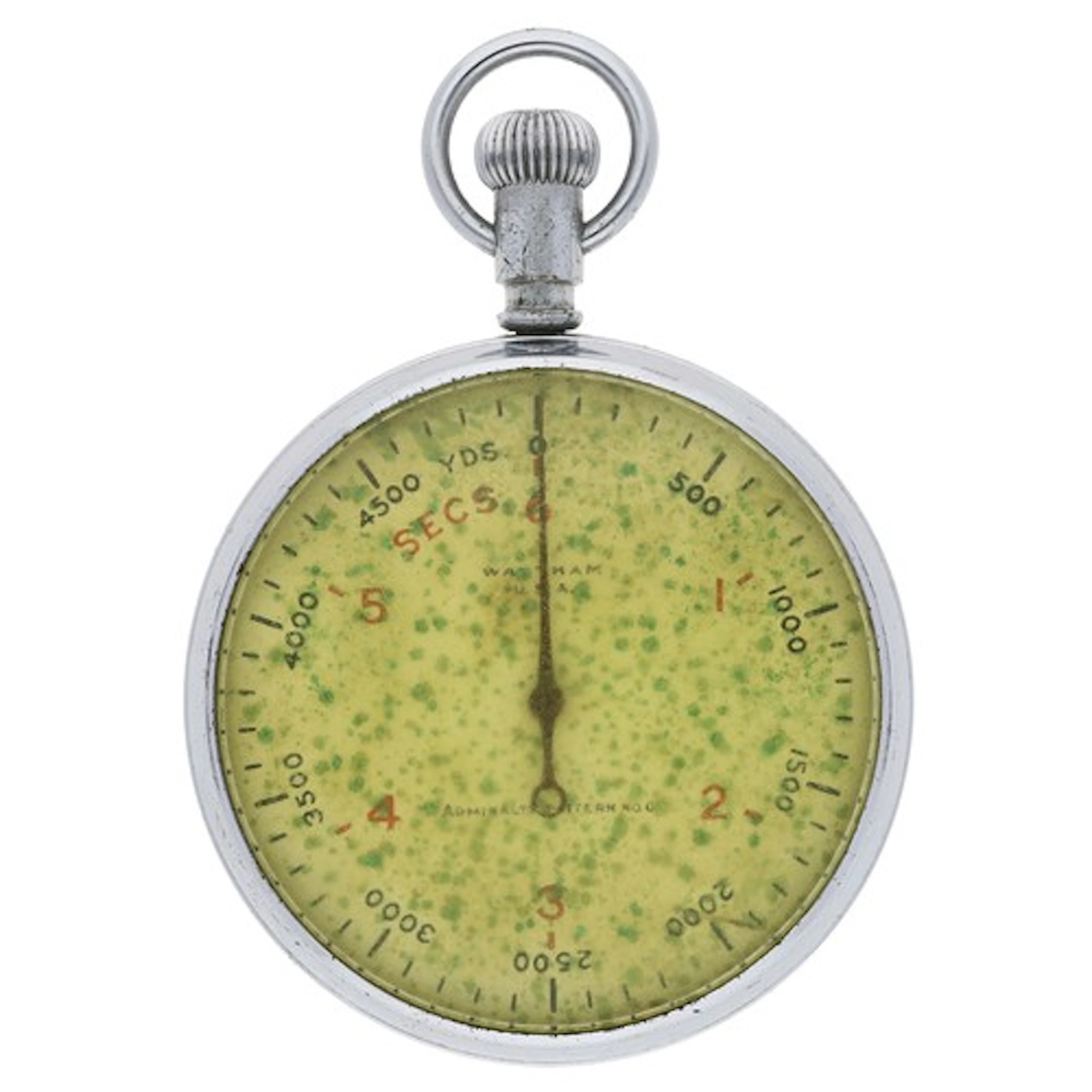 Waltham U.S.A WWII British Royal Navy issue pocket timer, 'A...