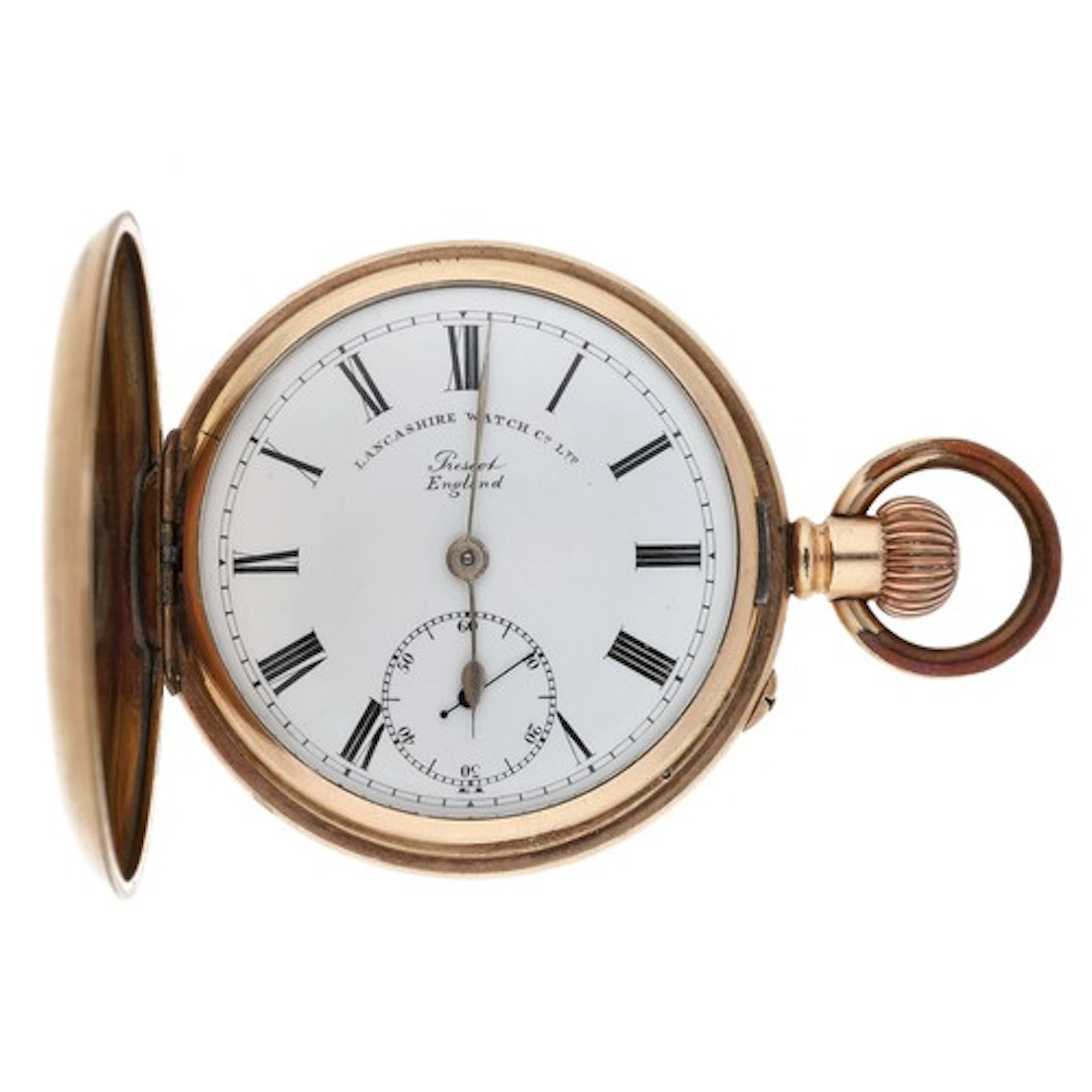 Lancashire Watch Co. Ltd., Prescot - gold plated lever hunte...