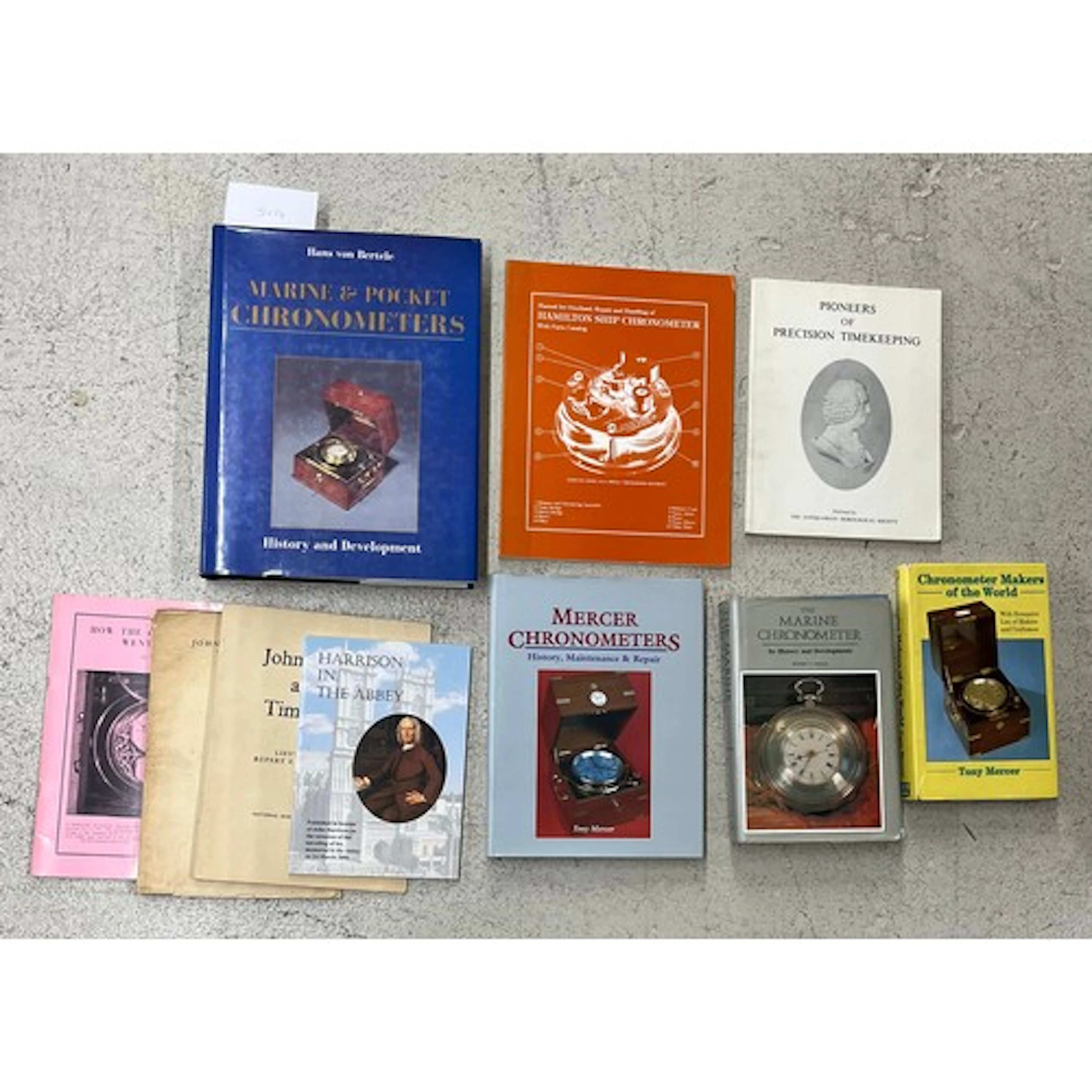 Clock related books: Hans von Bertele - Marine & Pocket ...