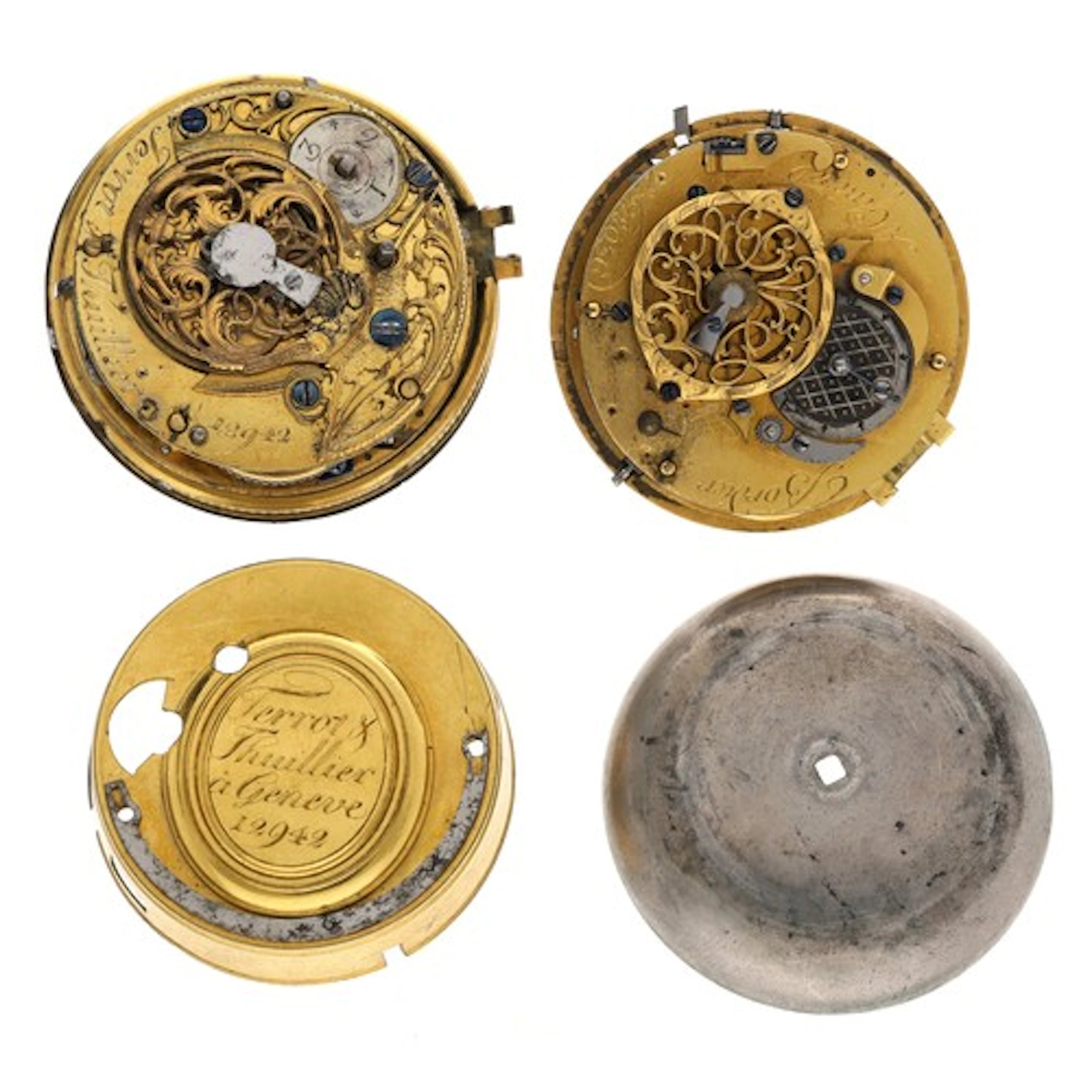 Terrot & Thuillier, A. Geneve - Swiss 18th century fusee...