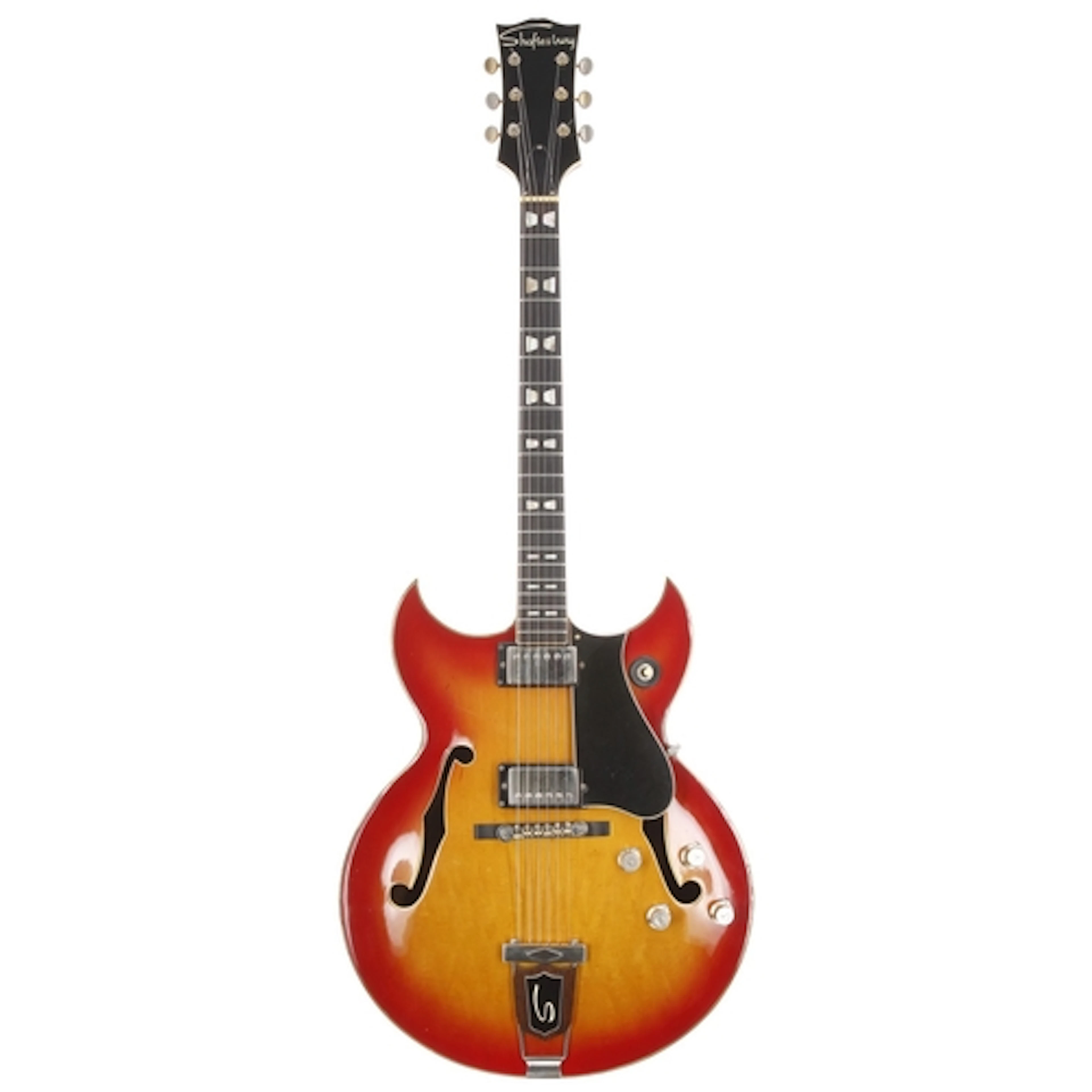 1960s Shaftesbury 3264 Barney Kessel hollow body electric gu...