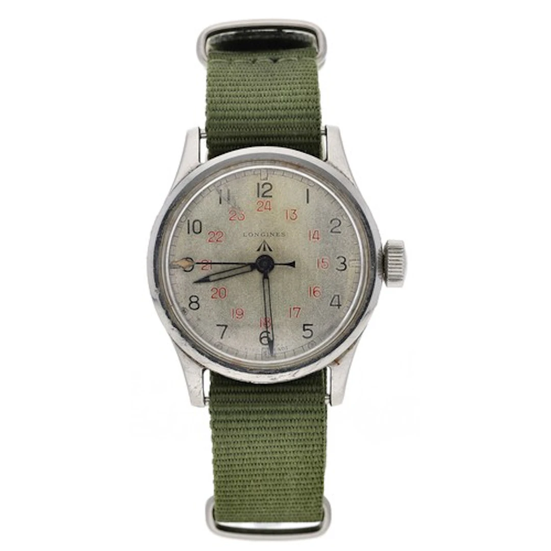 Rare Longines 'C.O.S.D.' British Military stainless steel ge...