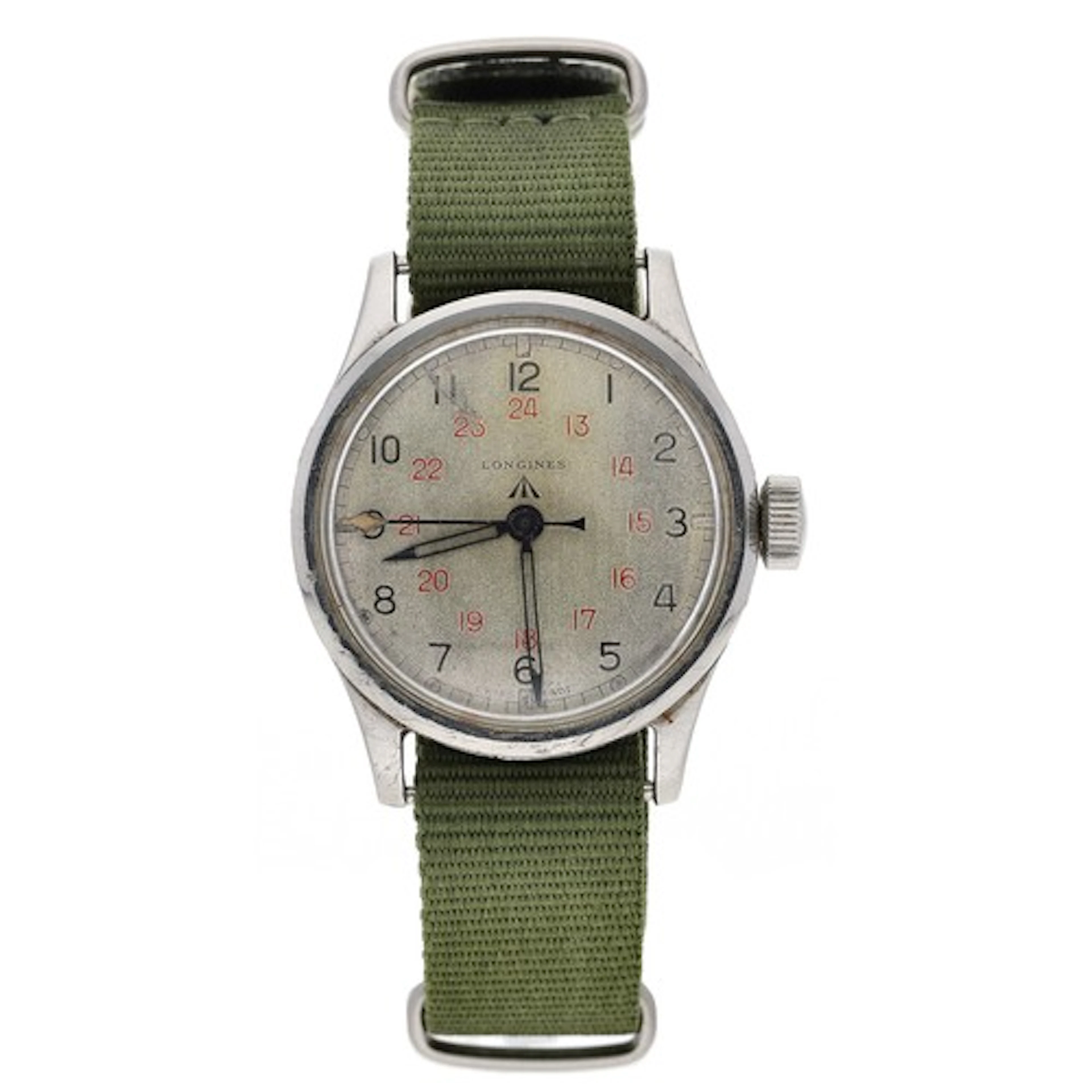 Rare Longines 'C.O.S.D.' British Military stainless steel ge...