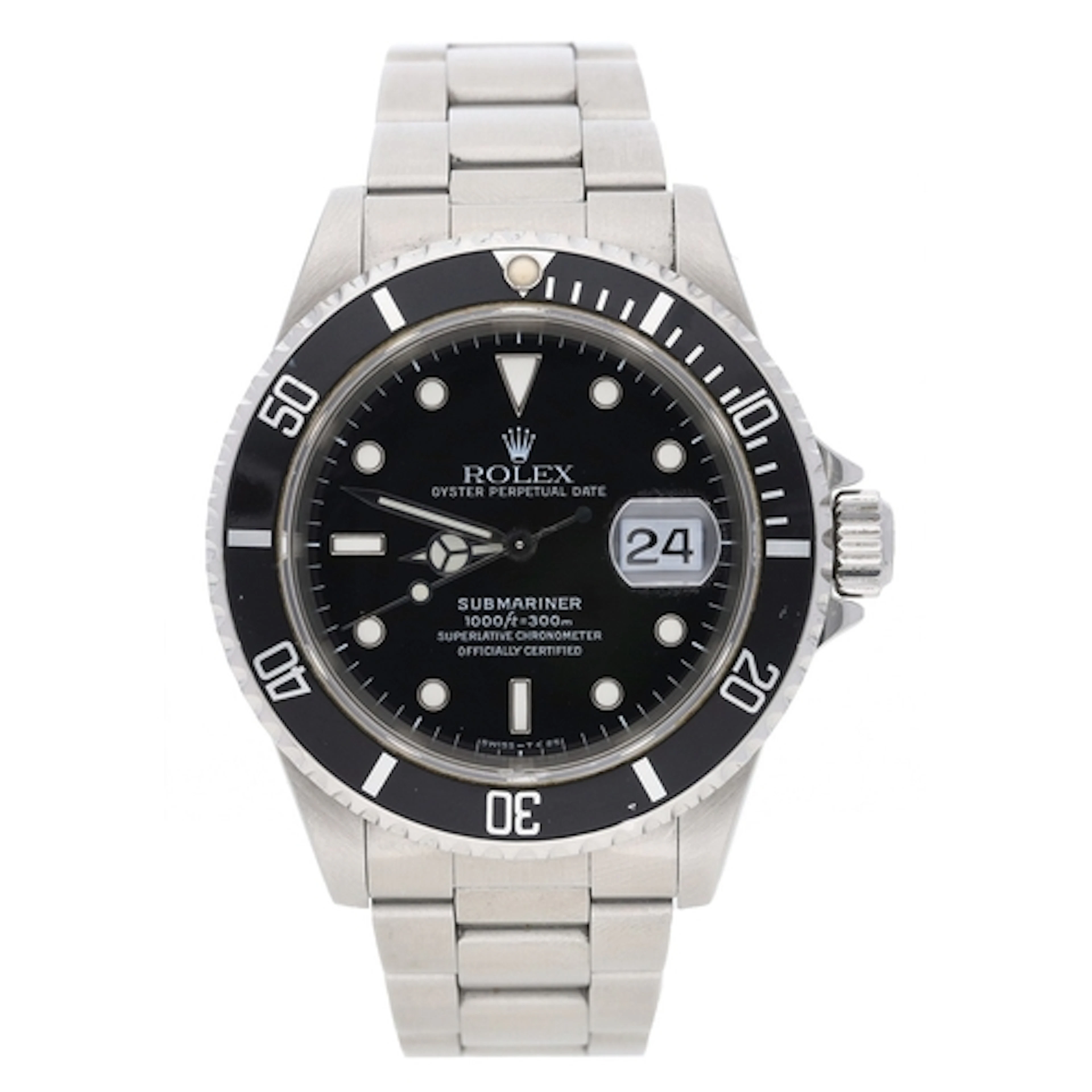 Rolex Oyster Perpetual Date Submariner stainless steel gentl...