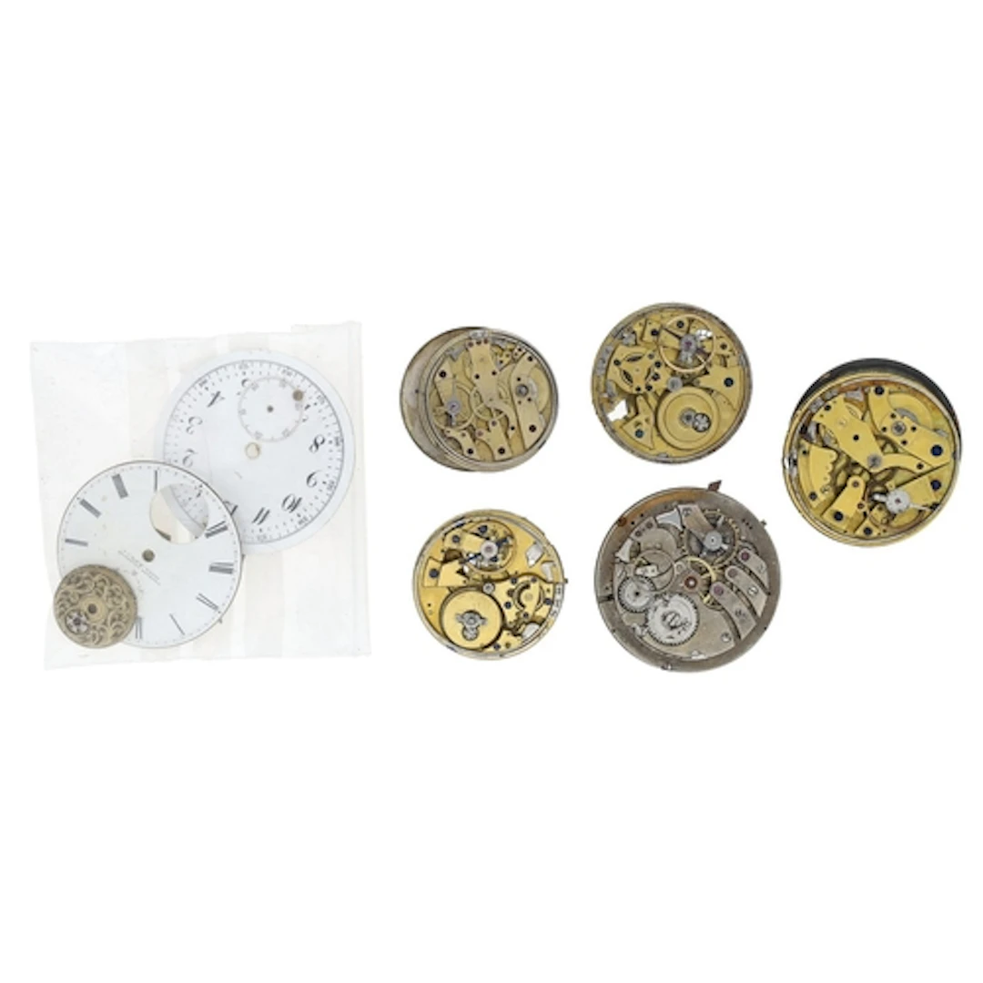 Three cylinder repeating pocket watch movements for repair (...