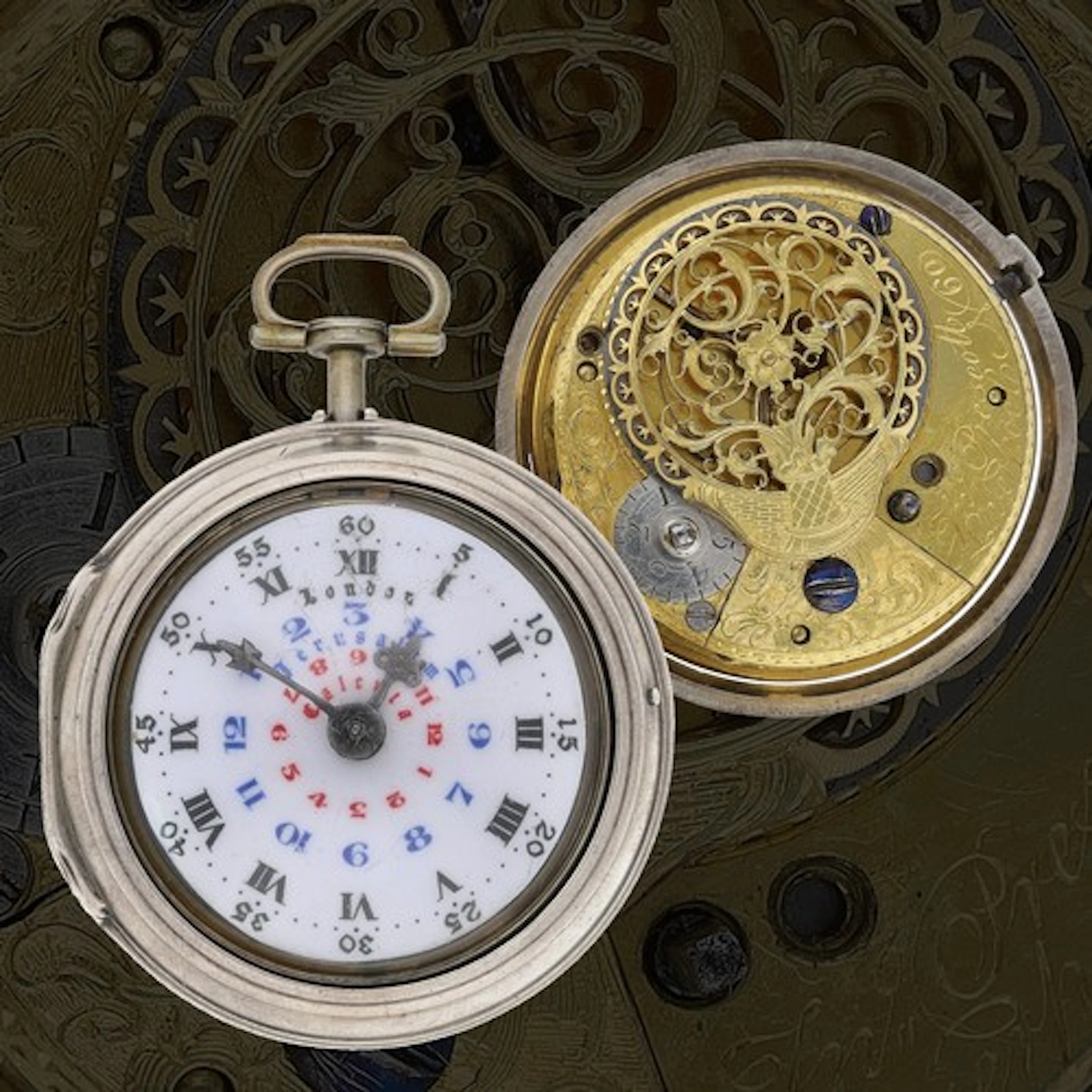 Jn'o Prescott, Liverpool - Early George III silver verge 'Tr...