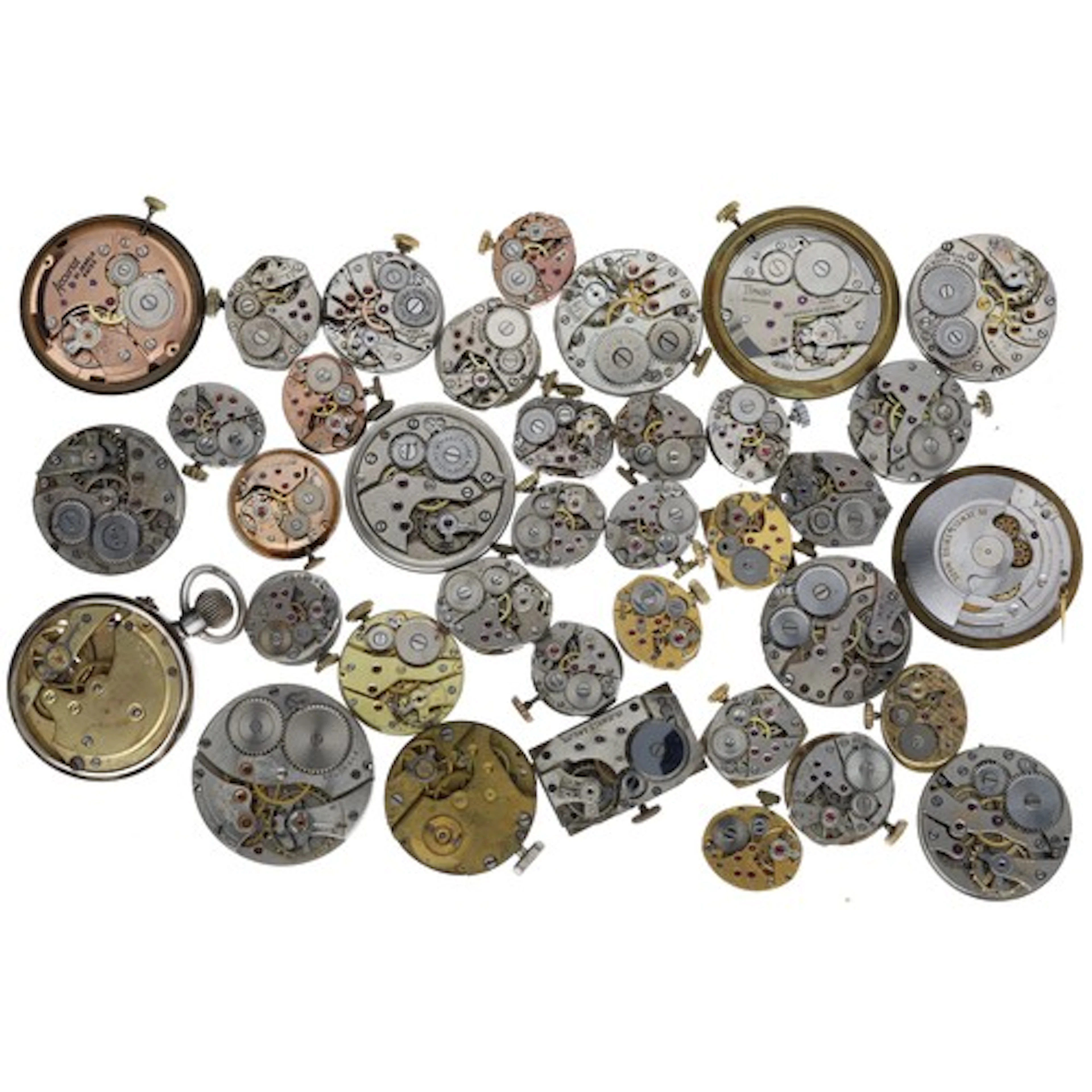 Quantity of assorted movements to include Garrard automatic,...