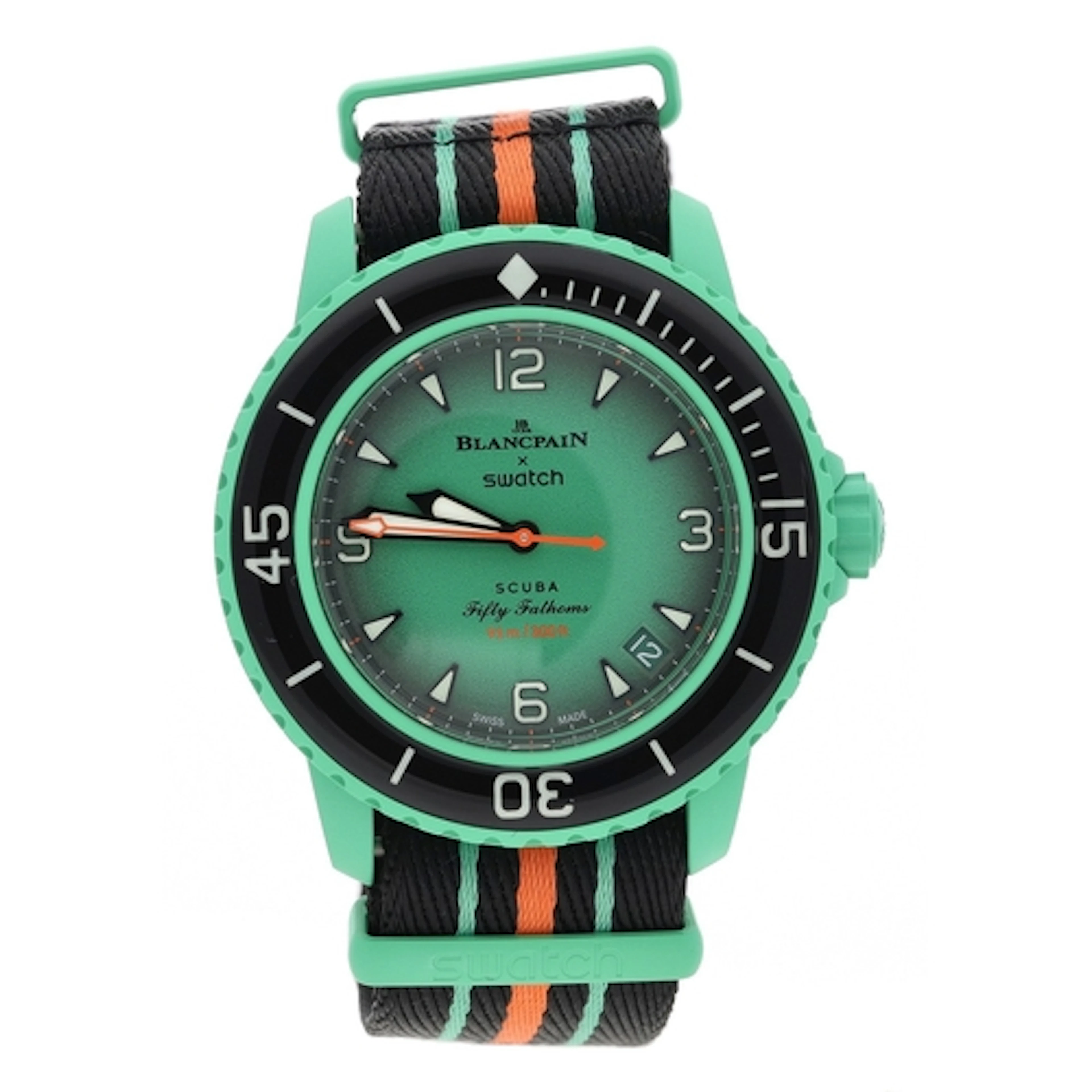 Blancpain X Swatch Bioceramic Scuba Fifty Fathoms Collection...