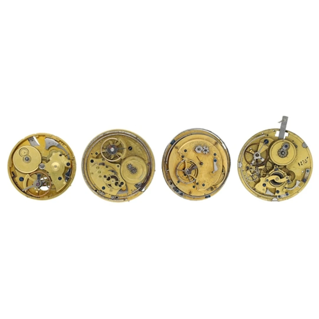 Continental fusee verge repeating pocket watch movement for ...