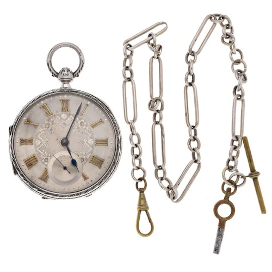 John Forrest, London - English late Victorian silver fusee l...