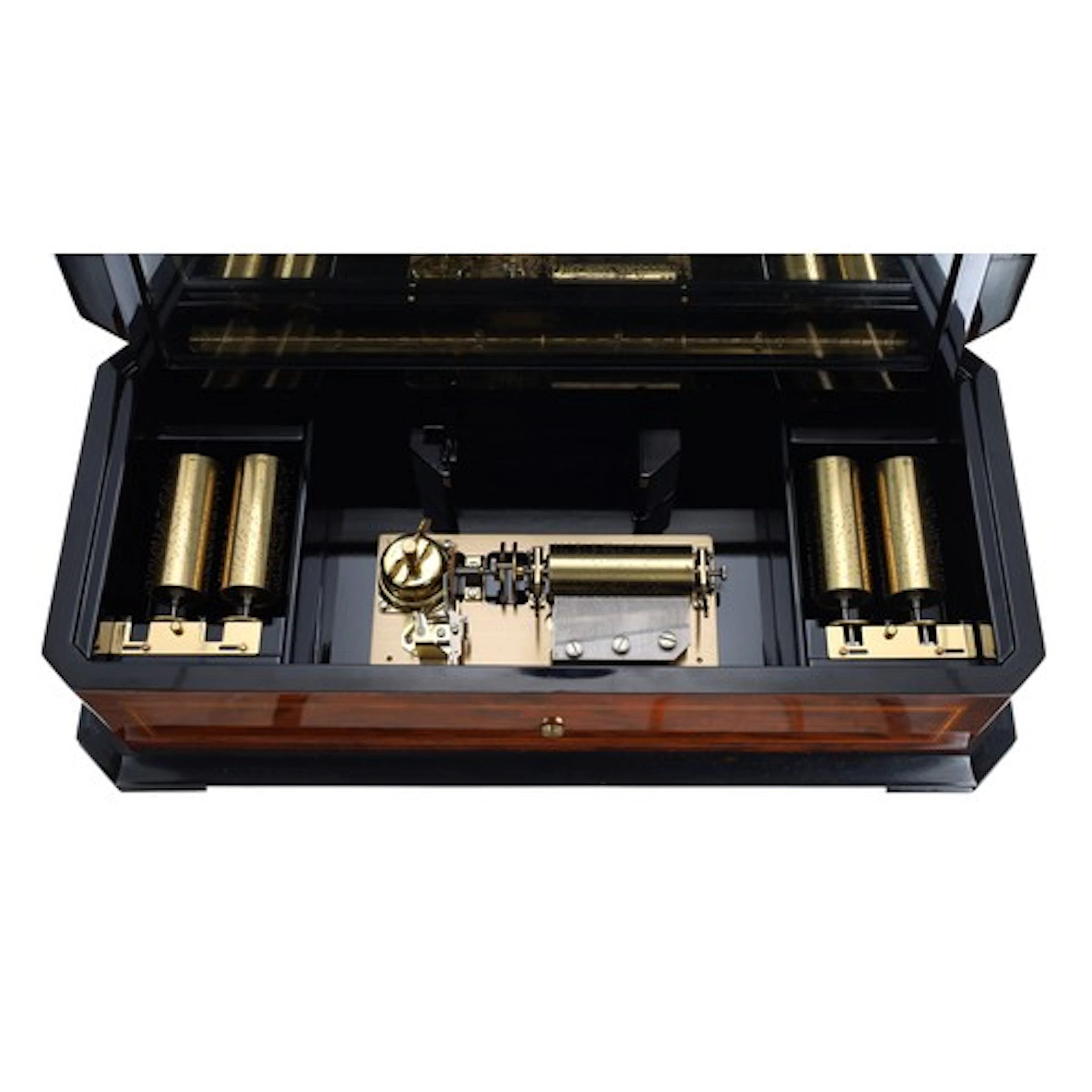 Fine Reuge Music, Sainte-Croix, Switzerland music box with i...