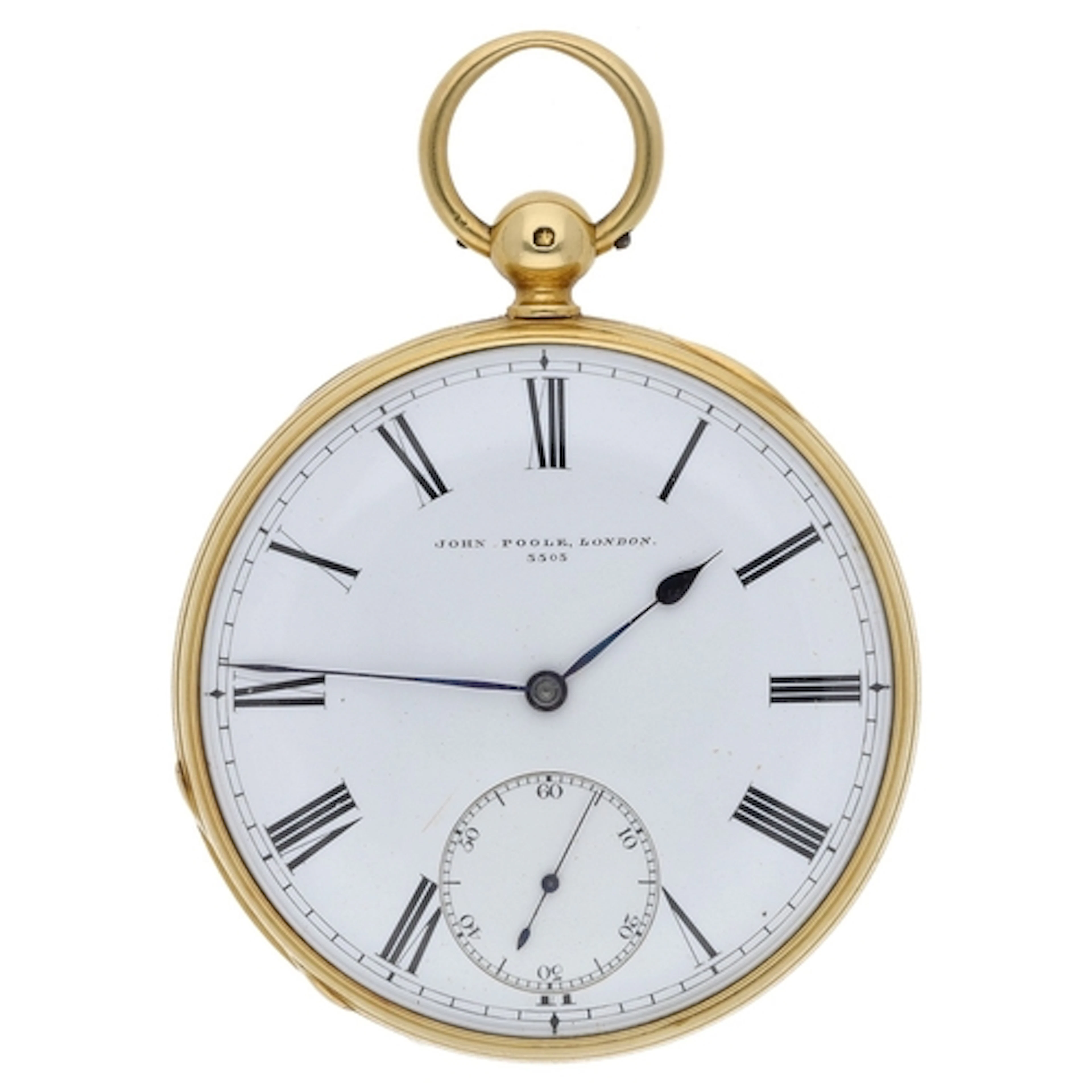 John Poole, London - good Victorian 18ct pocket chronometer,...
