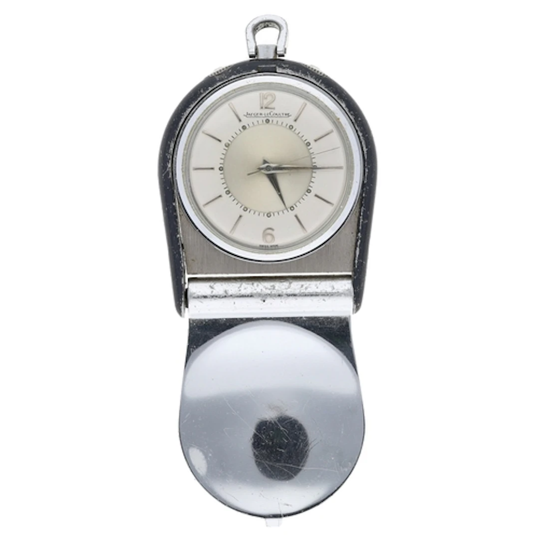 Jaeger-LeCoultre Memovox travel alarm pendant watch, case no...