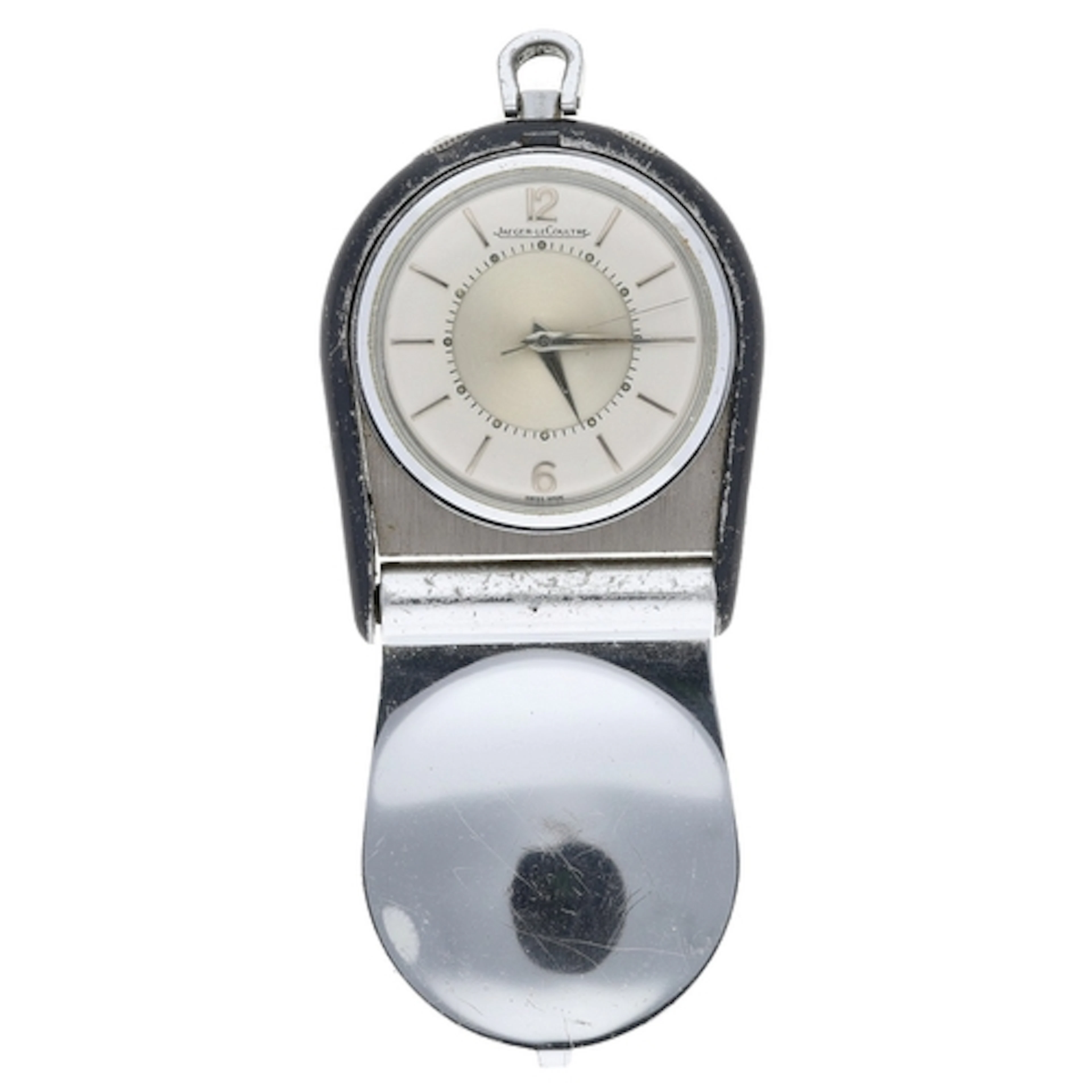 Jaeger-LeCoultre Memovox travel alarm pendant watch, case no...