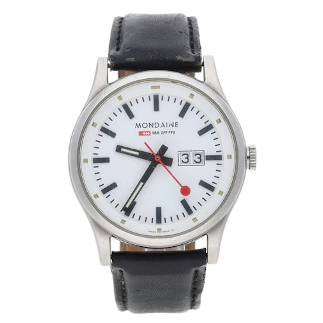 Mondaine SBB CFF FFS Official Swiss Railways Watch stainless...