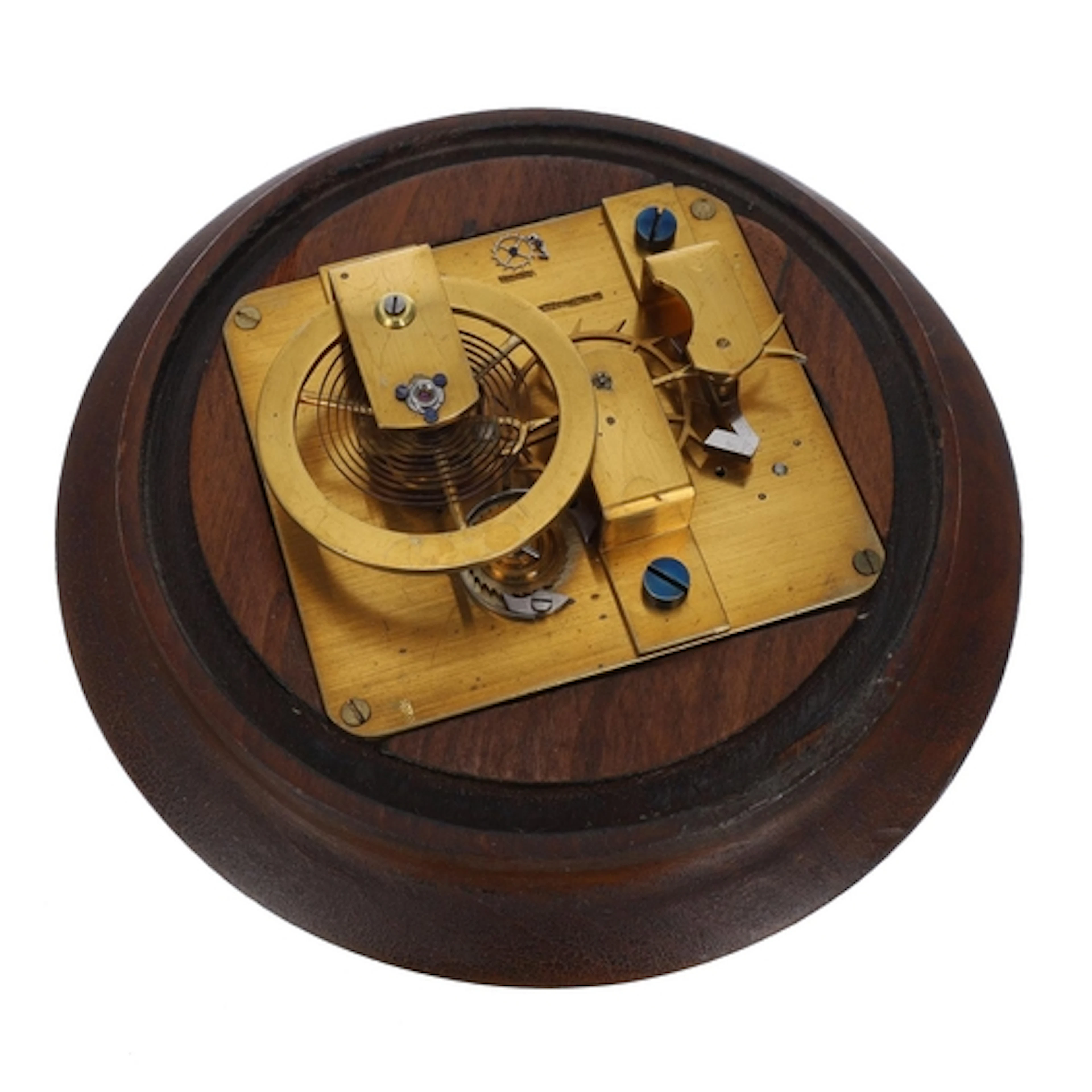 Interesting demonstration model of an anchor clock escapemen...