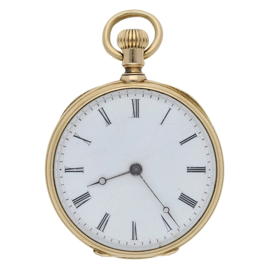 Patek Philippe & Co. Geneve - 18ct cylinder fob watch, g...
