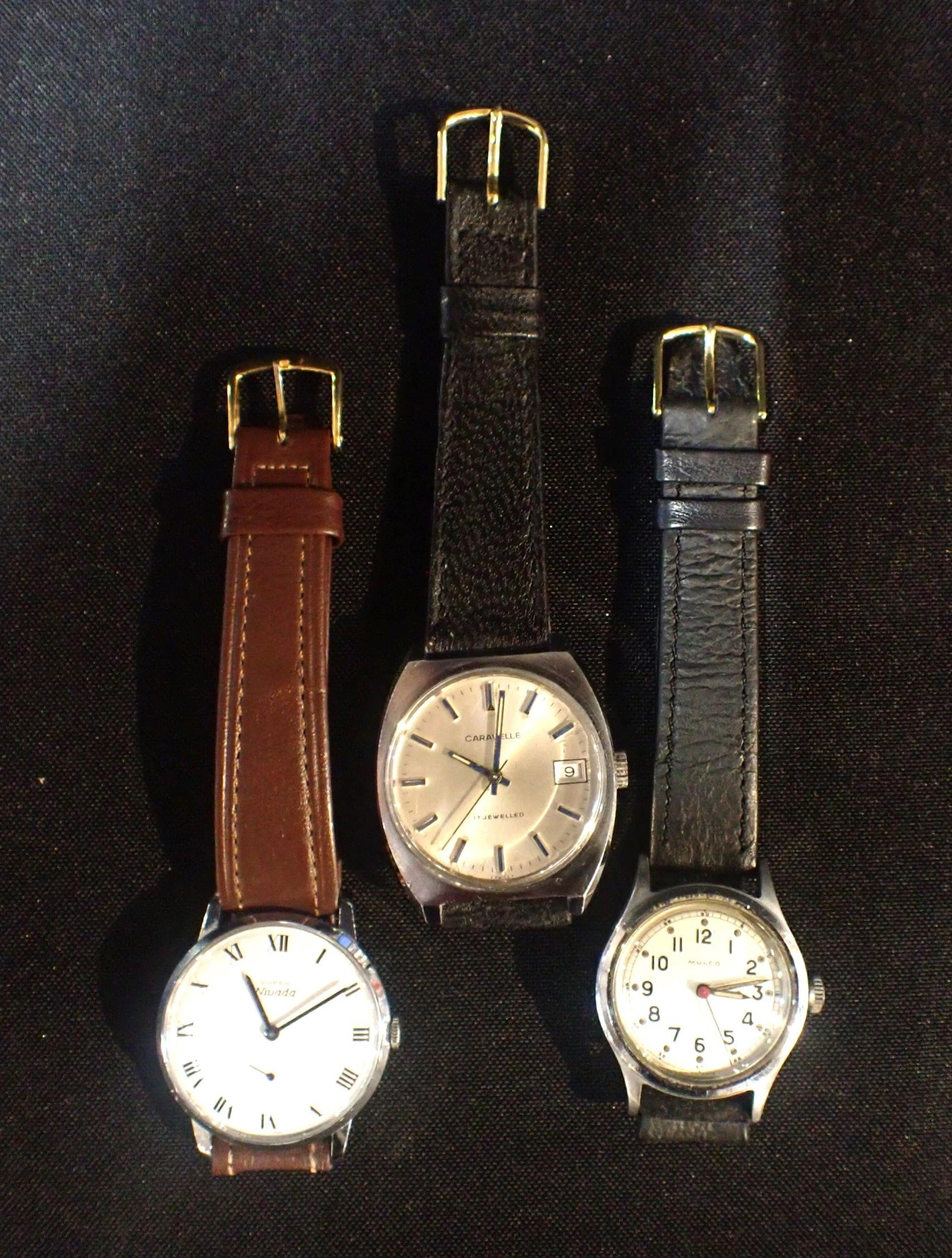 A NIVADA STAINLESS STEEL WATCH