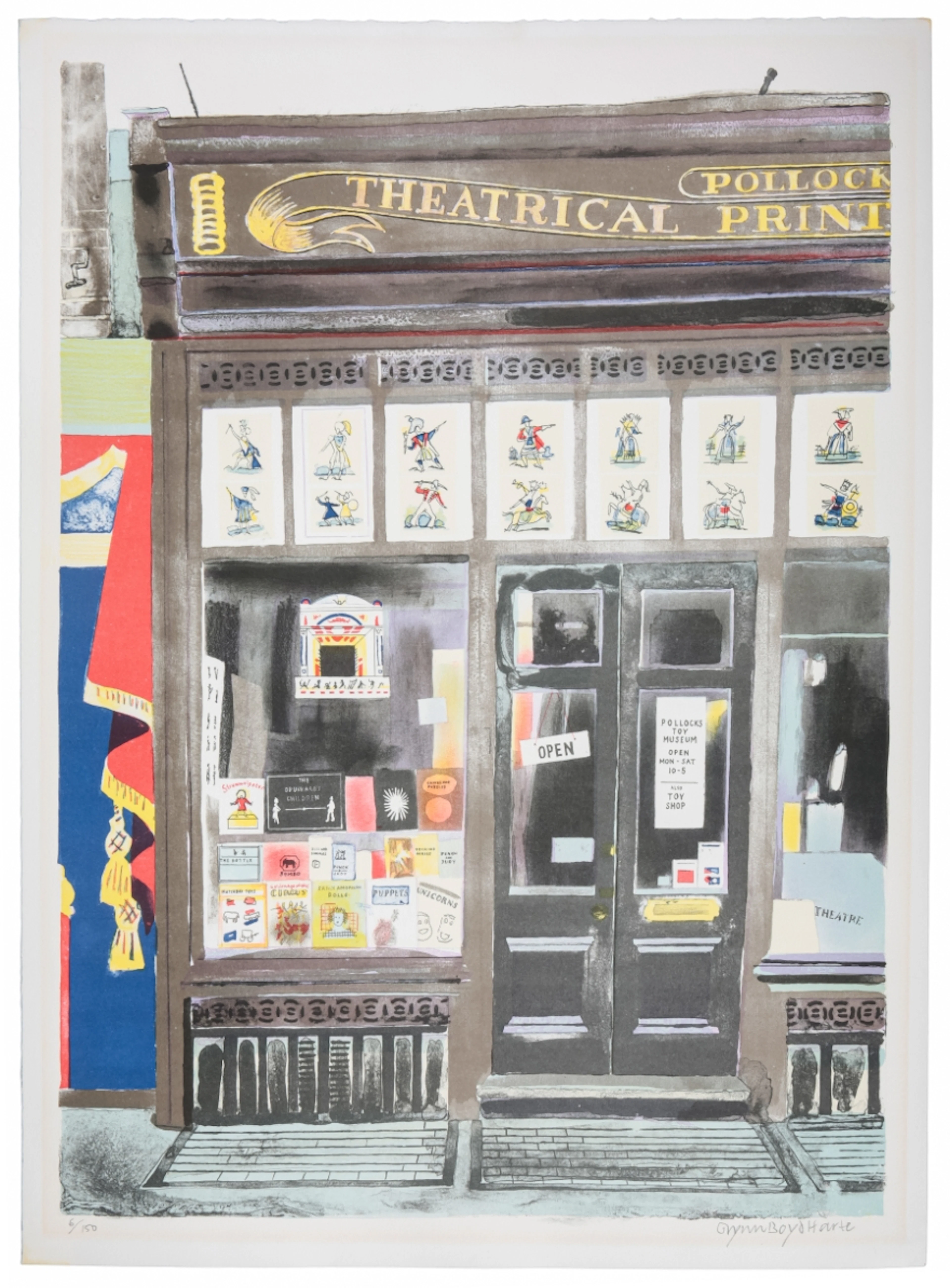 *GLYNN BOYD HARTE (1948-2003) 'Pollocks Museum'