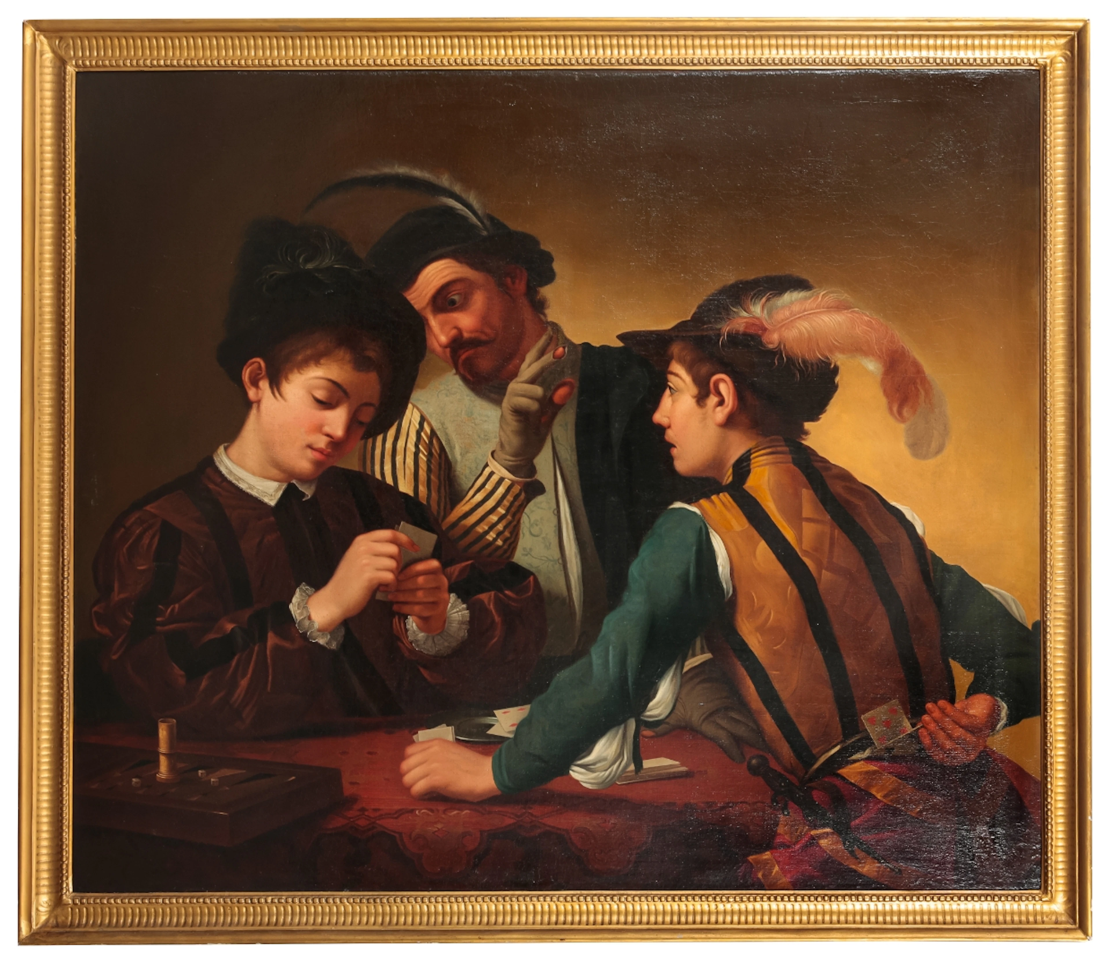 AFTER CARAVAGGIO (1571-1610) 'The Cardsharps'