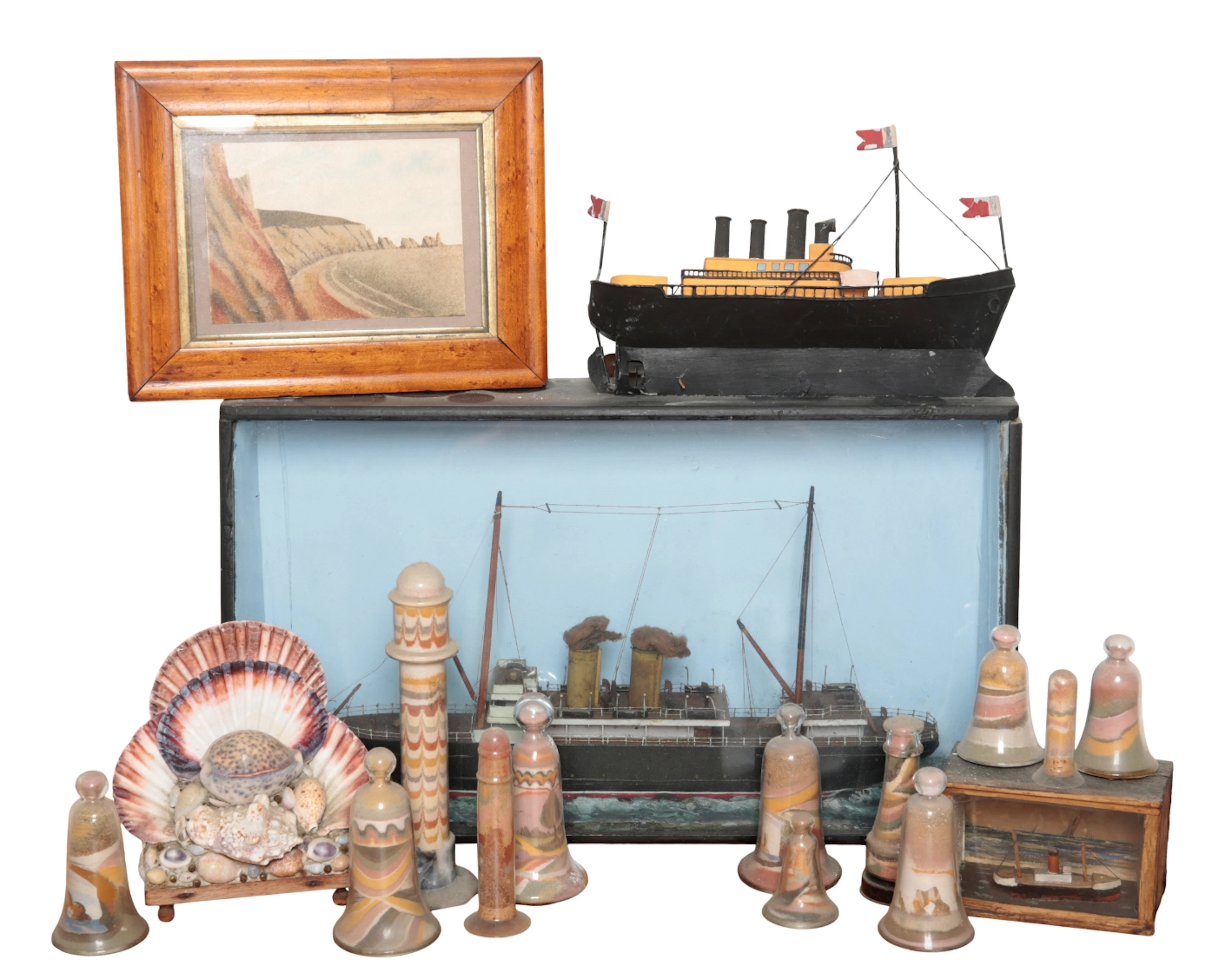 A STEAM SHIP DIORAMA