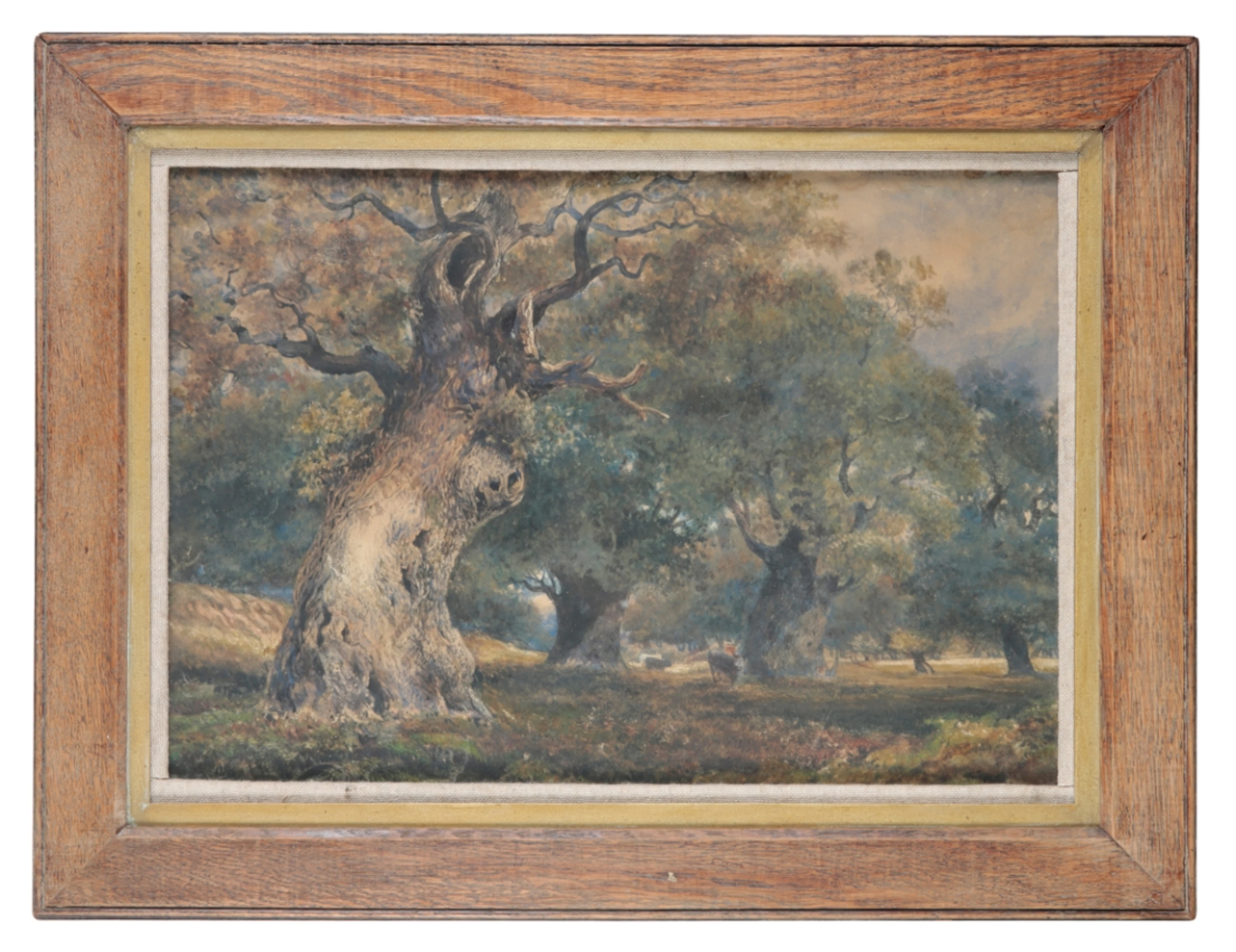 MANNER OF SAMUEL PALMER (1805-1881) A woodland landscape