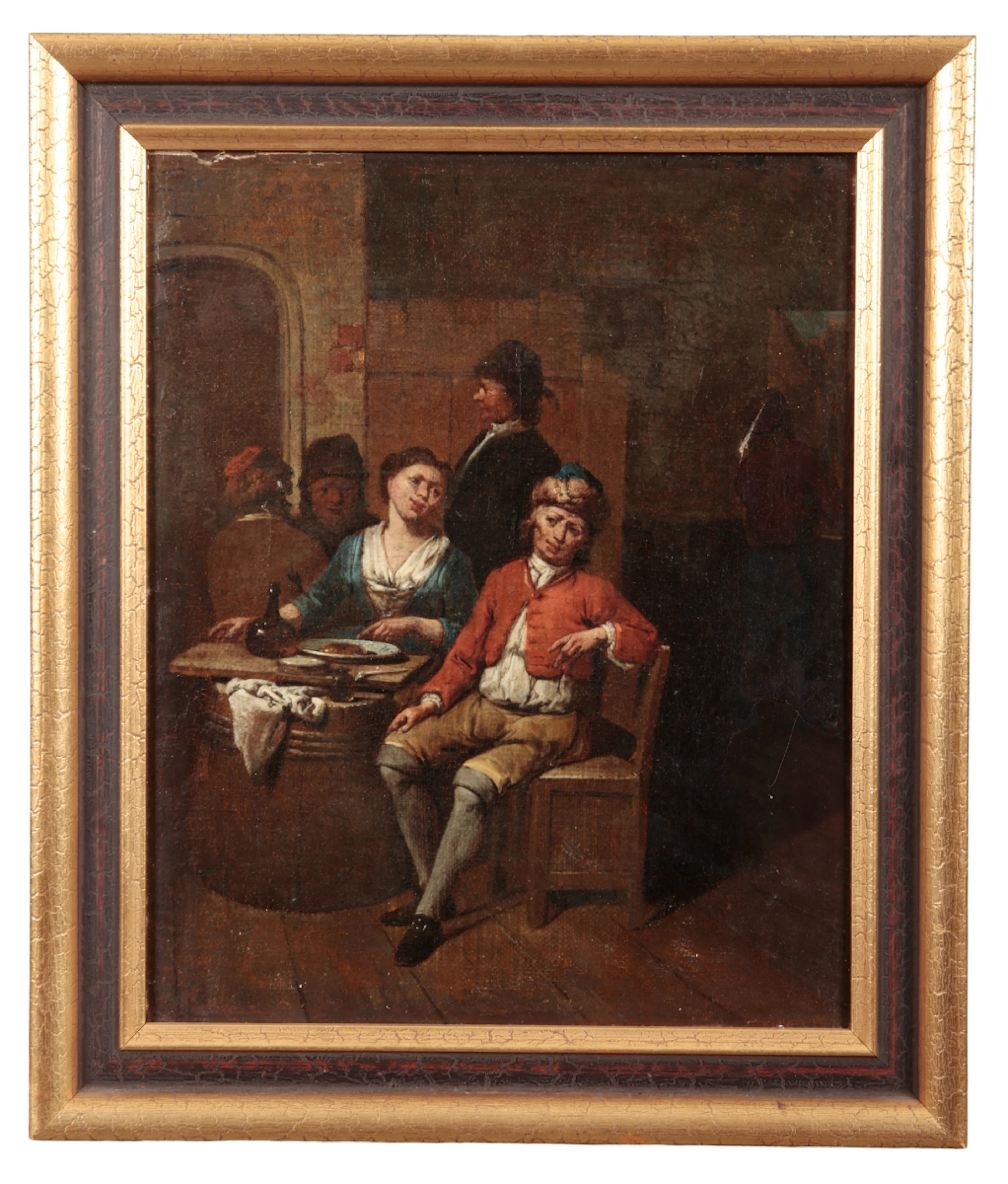 MANNER OF DAVID TENIERS THE YOUNGER (1610-1690) Villagers in a tavern interior
