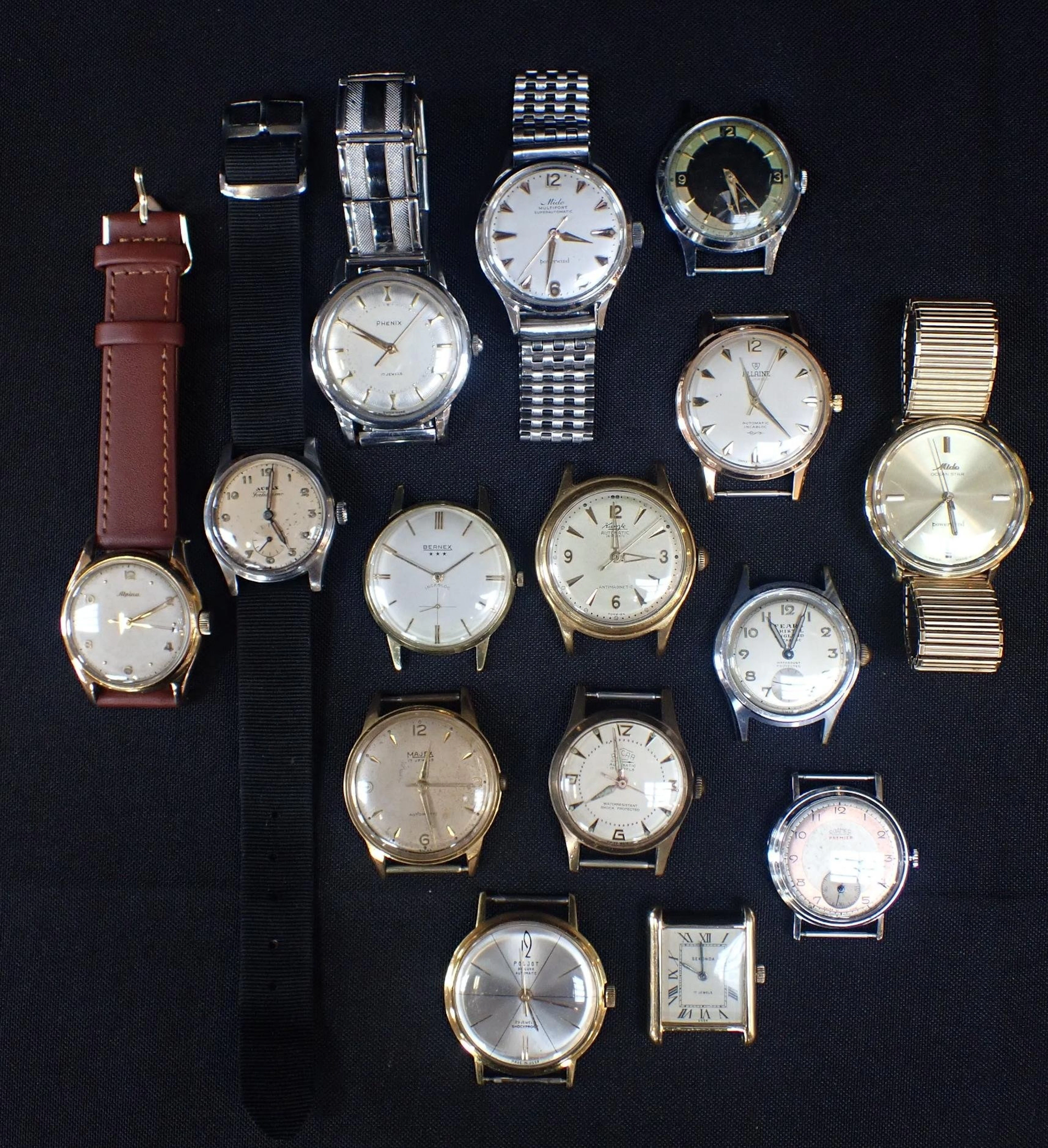 ALPINA GOLD PLATED WRIST WATCH