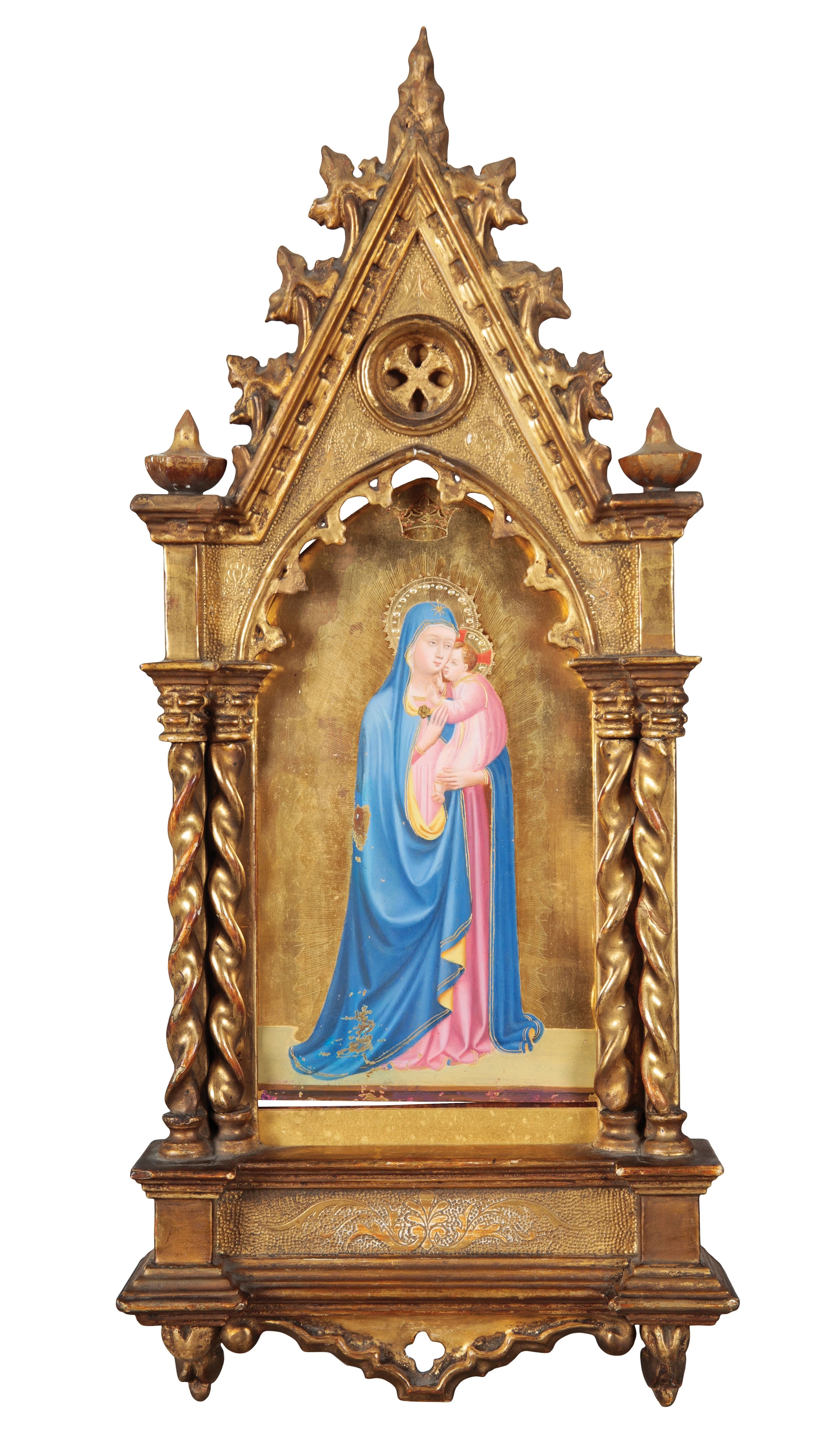 MANNER OF FRA ANGELICO (1395-1455) Madonna and child