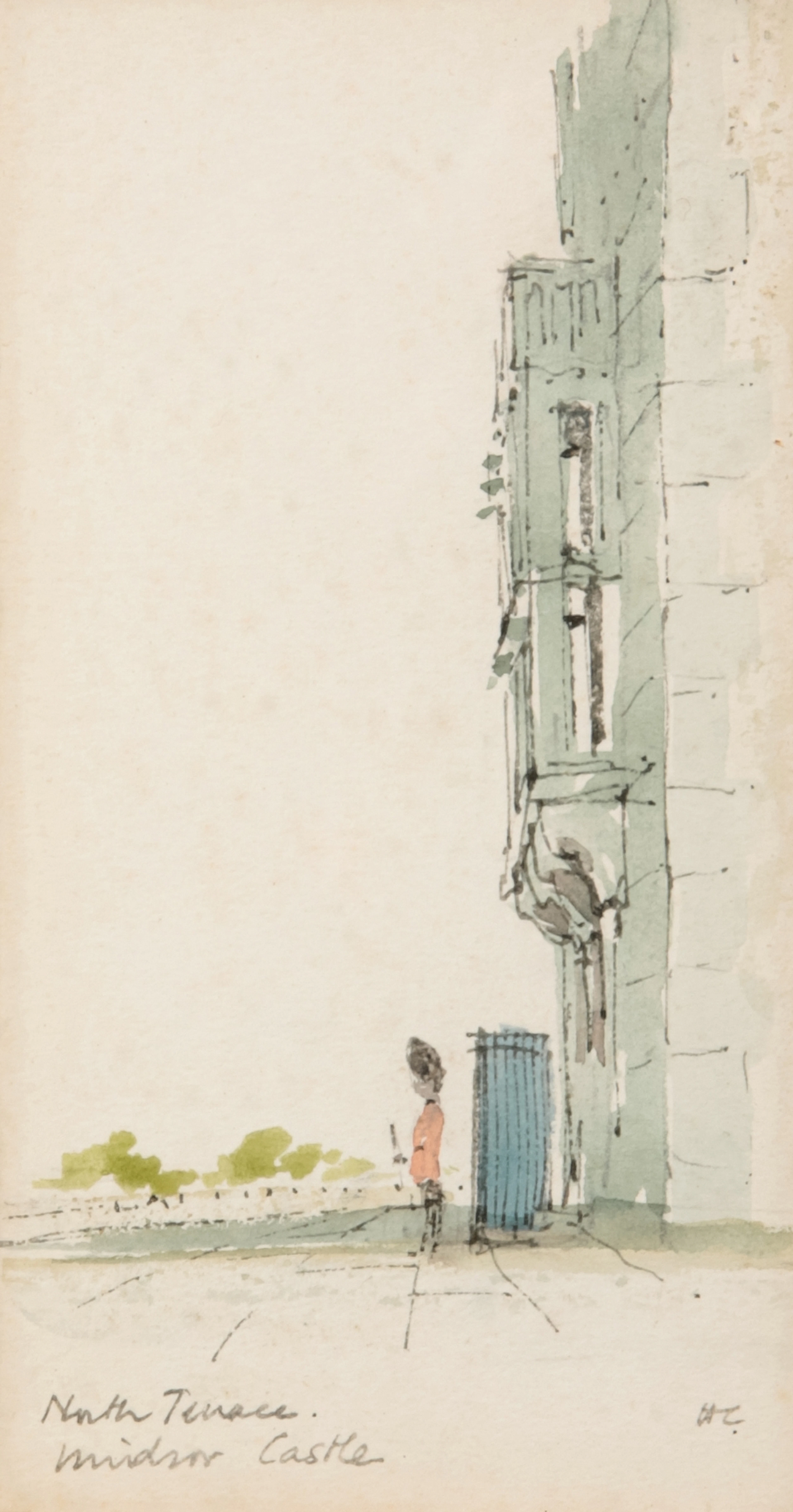 *SIR HUGH MAXWELL CASSON (1910-1999) 'North Terrace, Windsor Castle'
