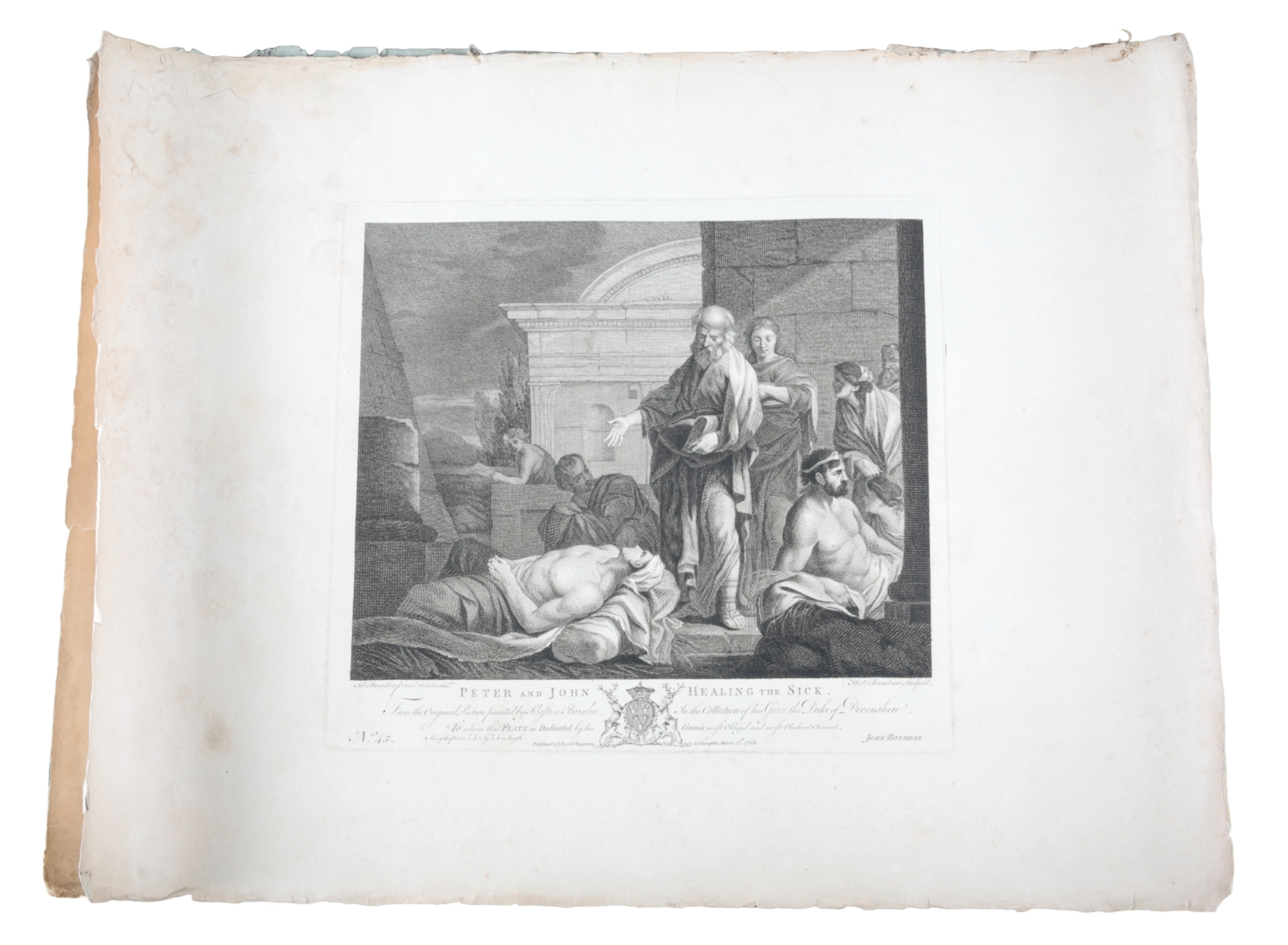 JOHN BOYDELL (1719-1804) four engravings from The Most Capital Paintings