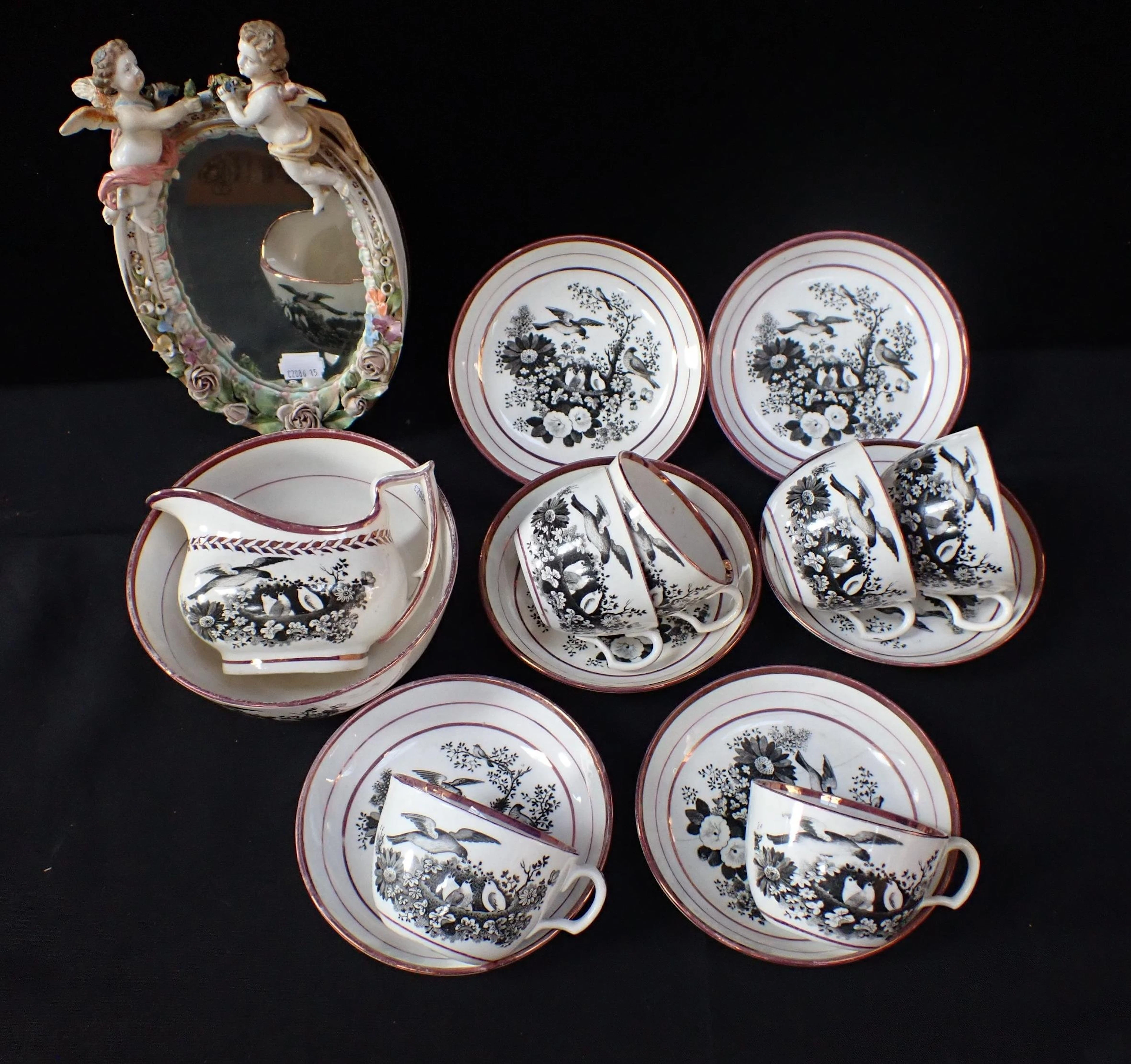 AN EARLY 19th CENTURY PART TEA SERVICE