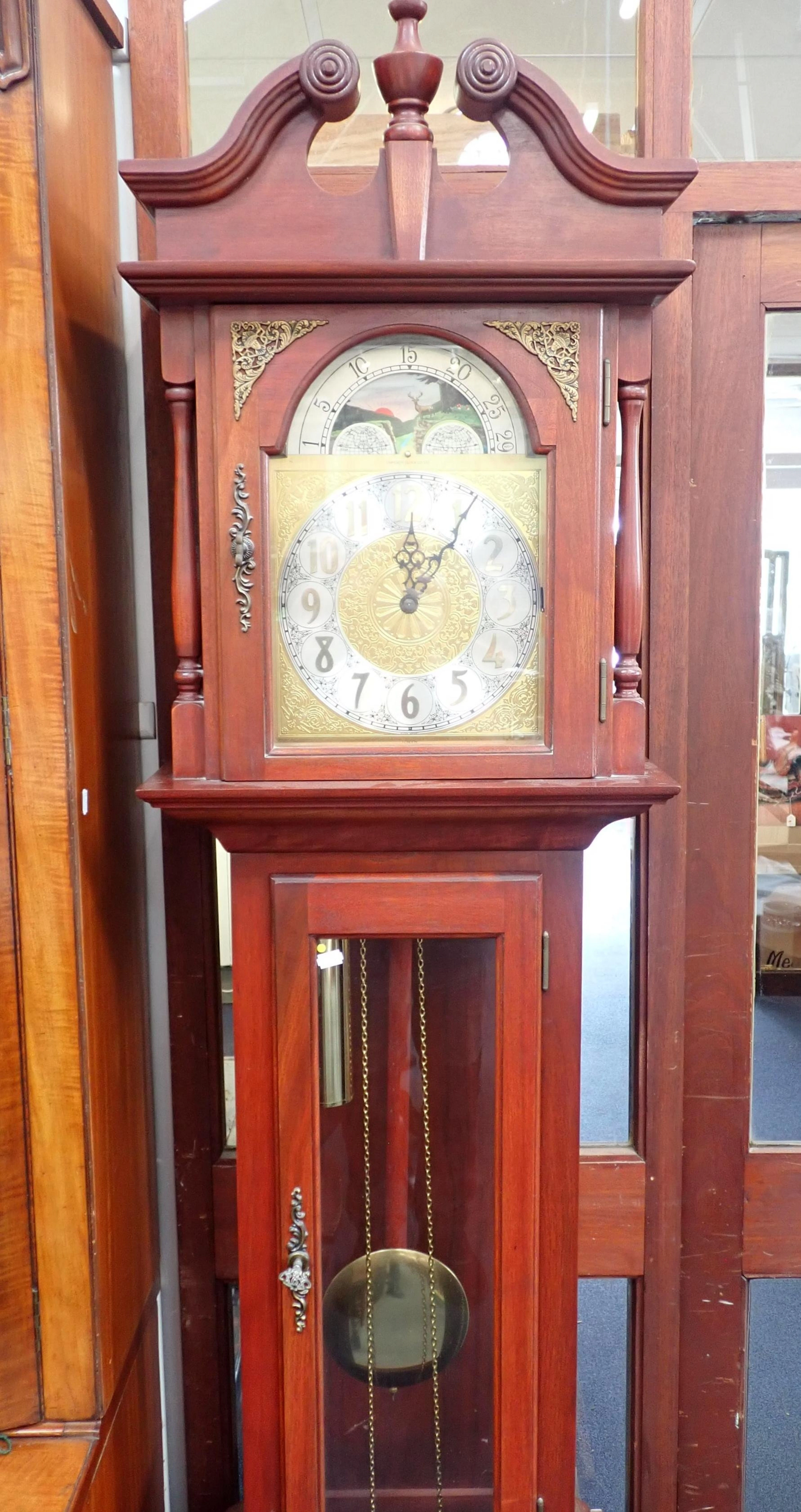 AN 'EMPEROR CLOCK Co Ltd' LONGCASE CLOCK