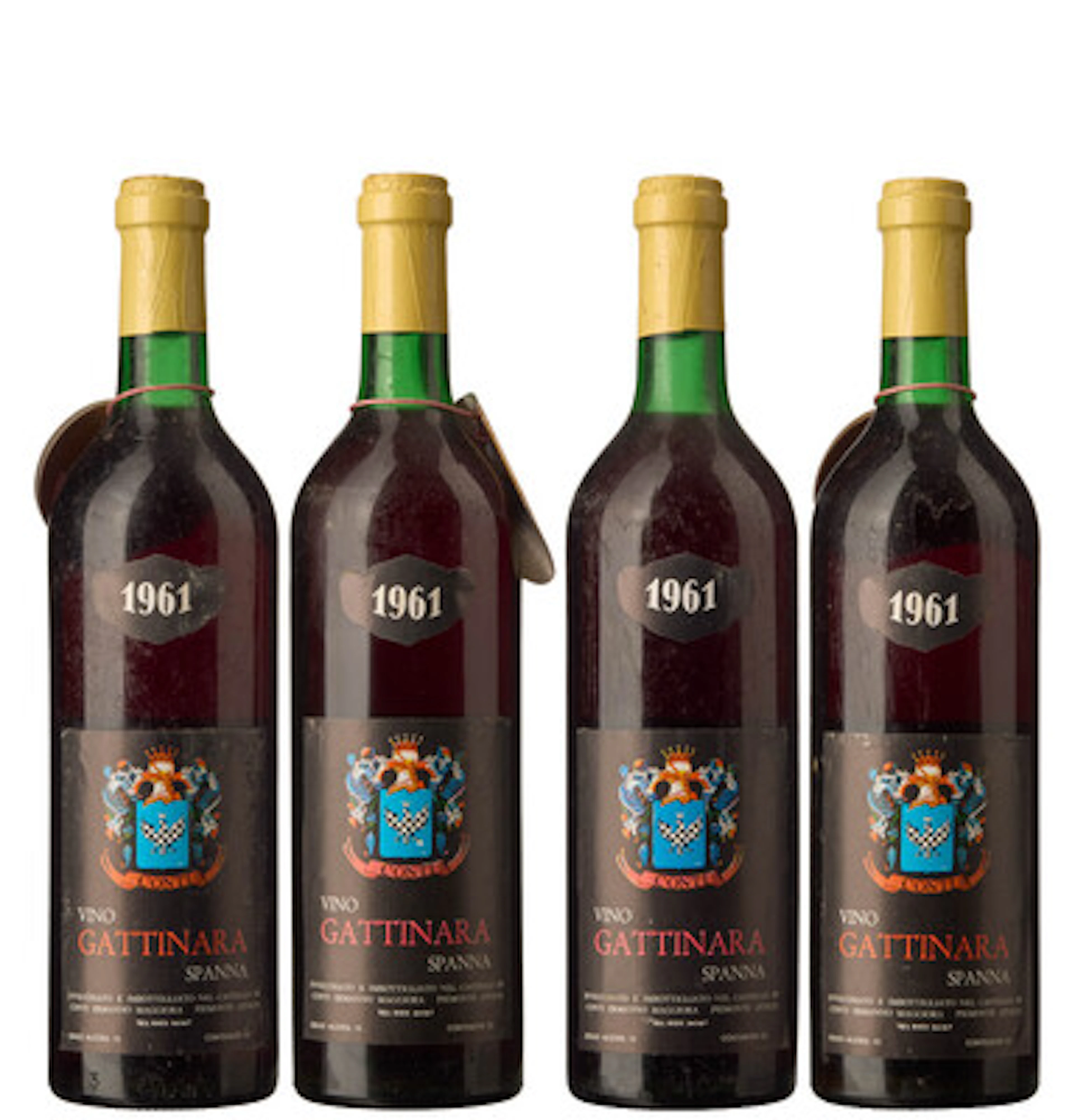 4 x Gattinara Spanna 1961, Castello di Conti