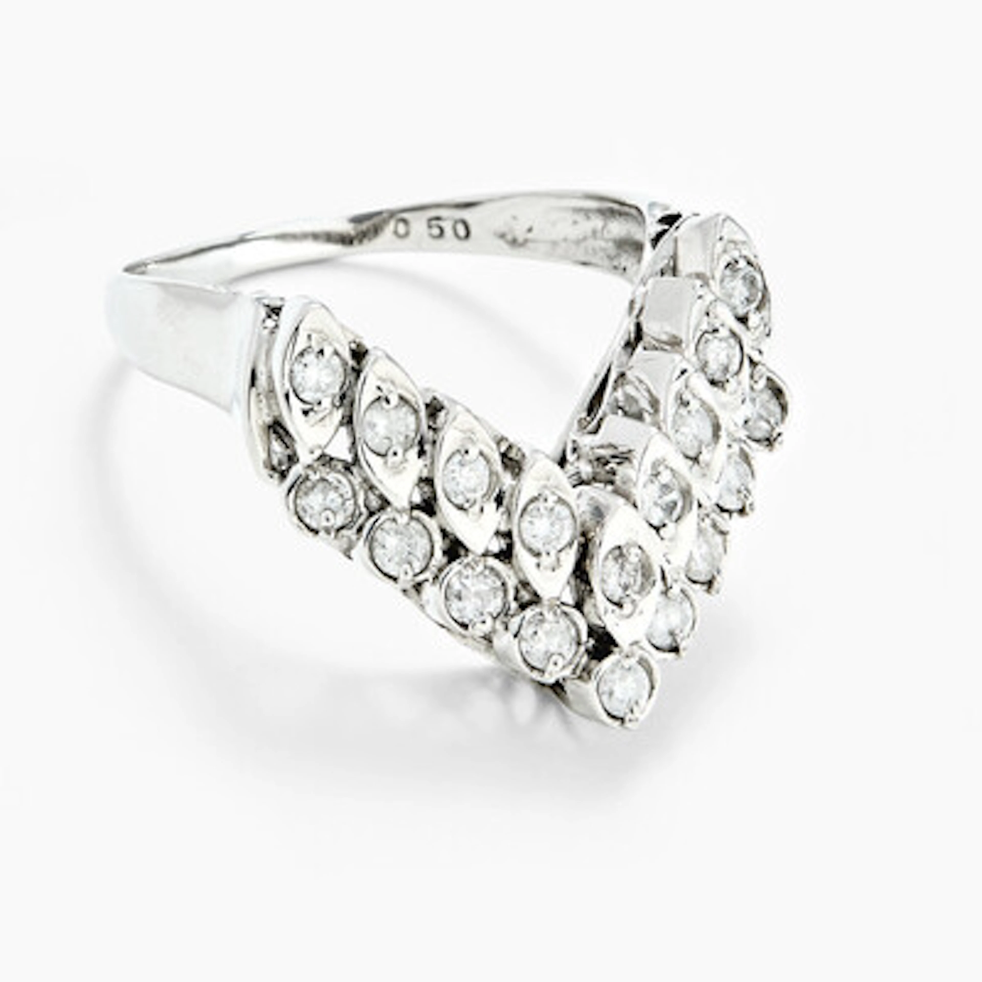Ring med diamanter