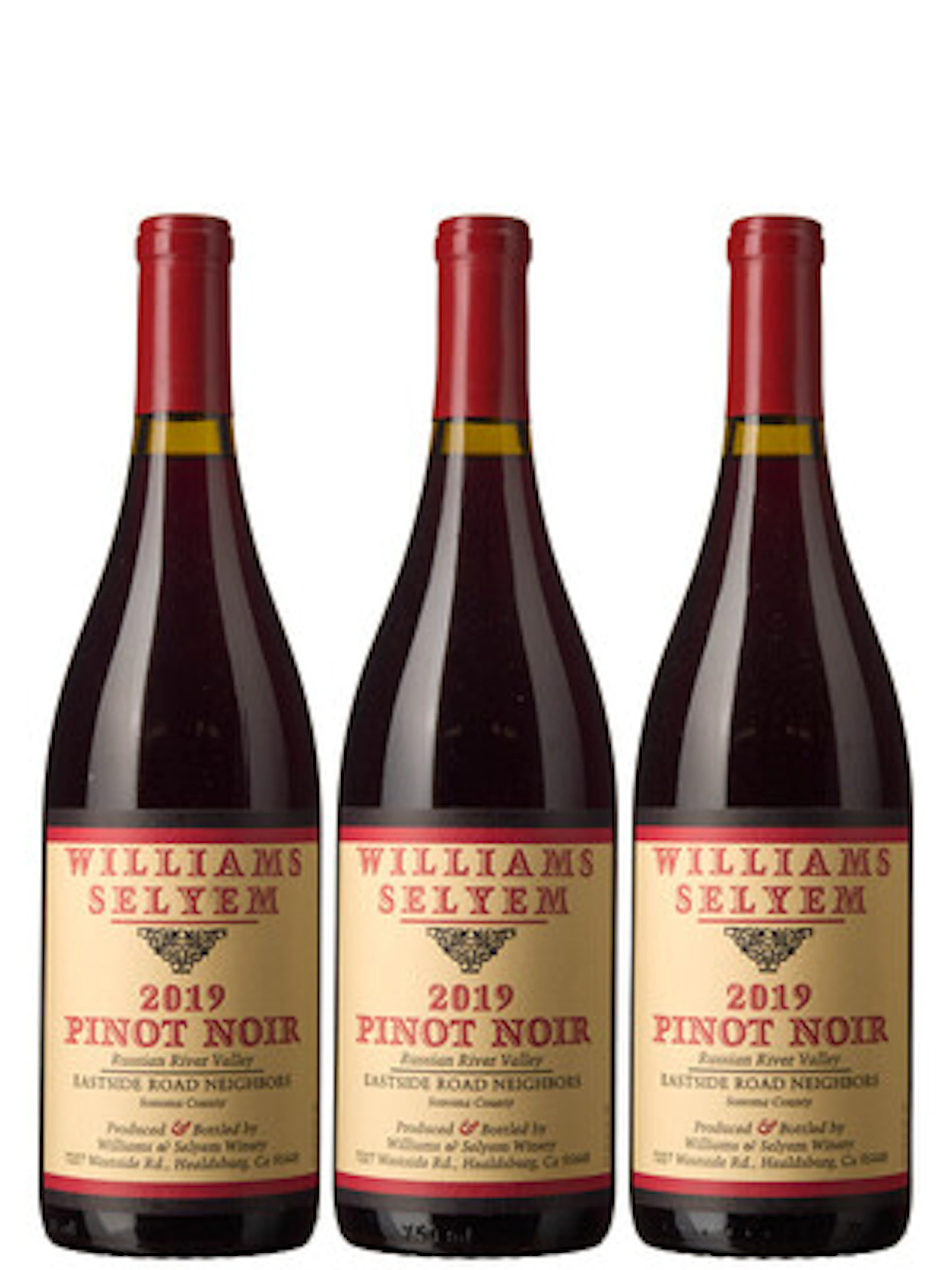 3 x Russian River Valley Pinot Noir Eastside Road Neighbors 2019