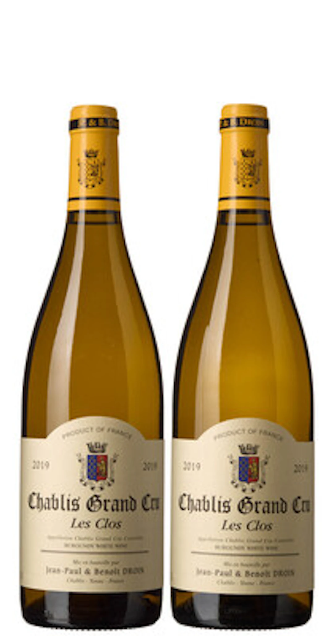 2 x Chablis Grand Cru Les Clos 2019, Jean-Paul & Benoit Droin