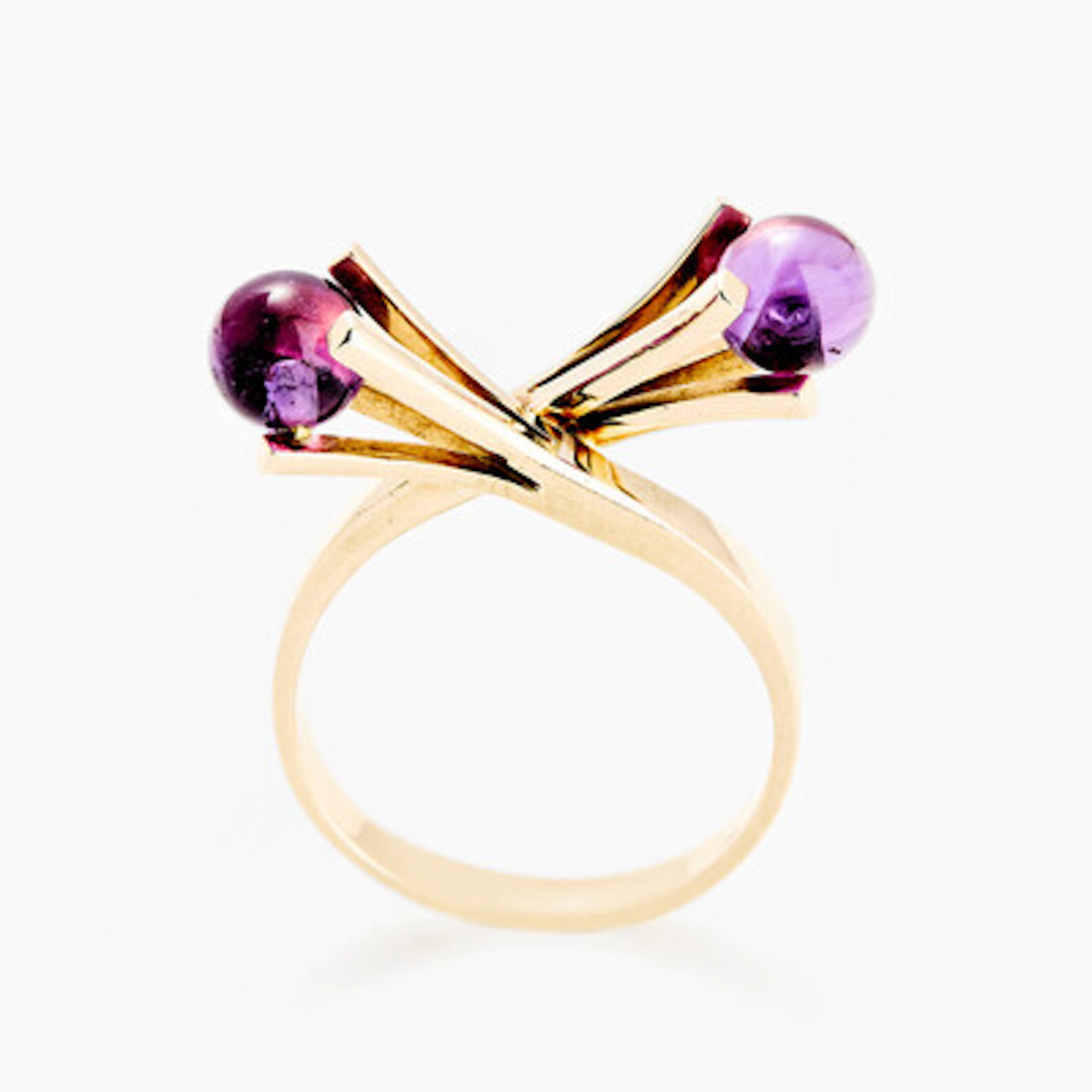 Ring med ametyst