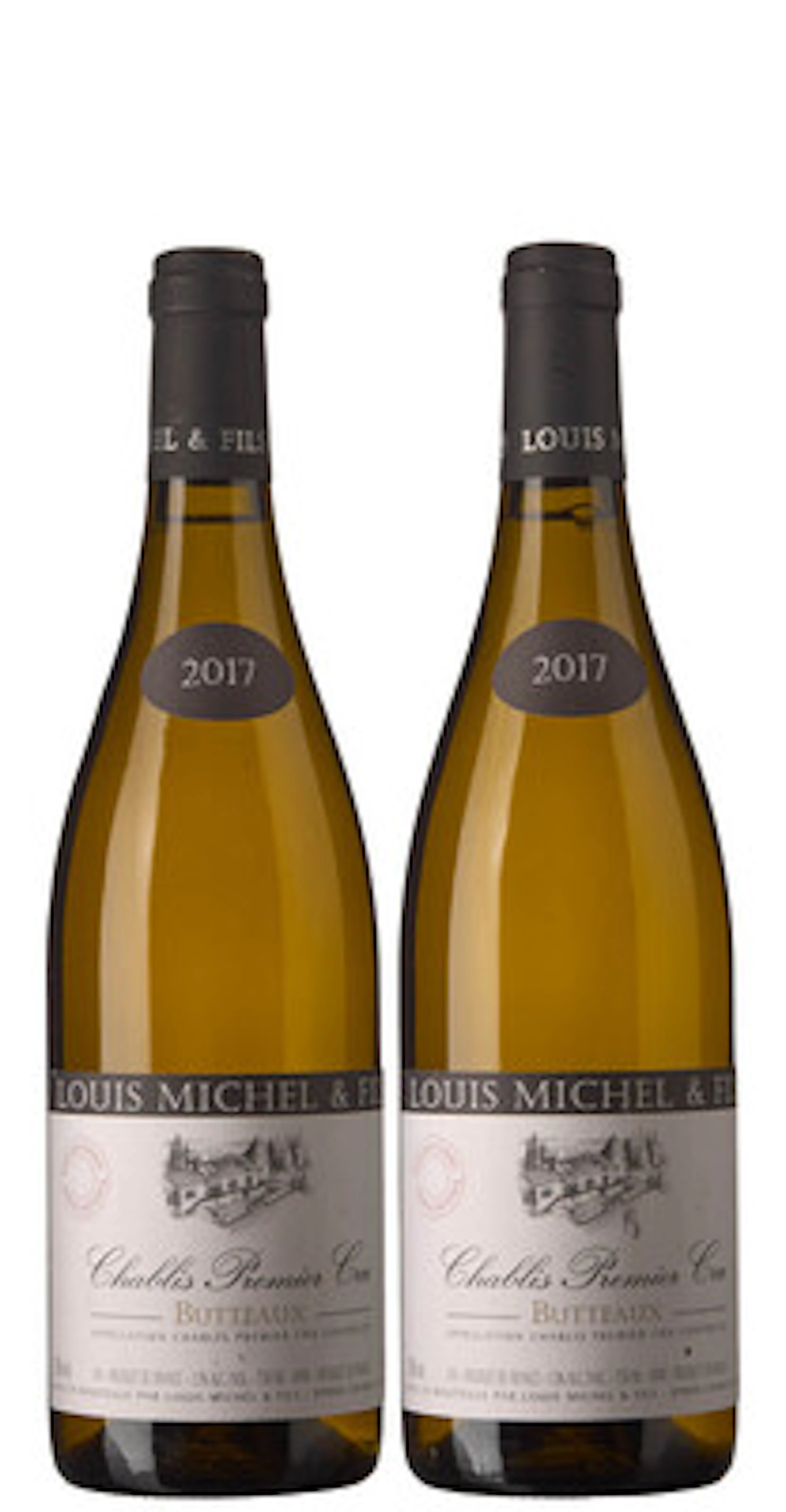 2 x Chablis 1er Cru Butteaux Vieilles Vignes 2017, Louis Michel & Fils
