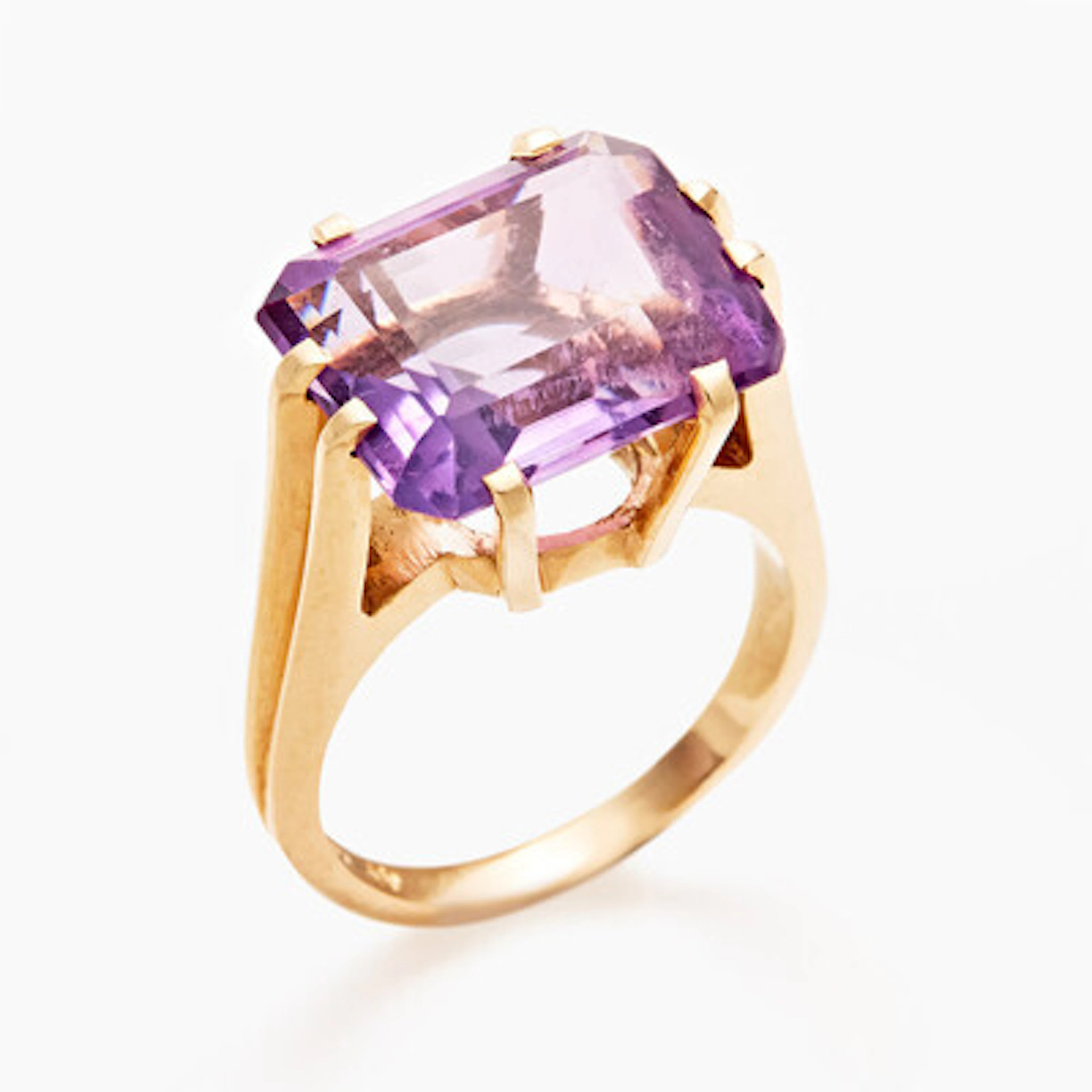 Ring med ametyst