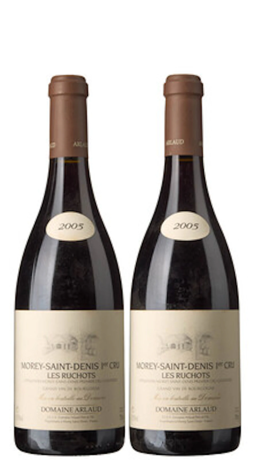 2 x Morey-Saint-Denis 1er Cru Les Ruchots 2005, Arlaud
