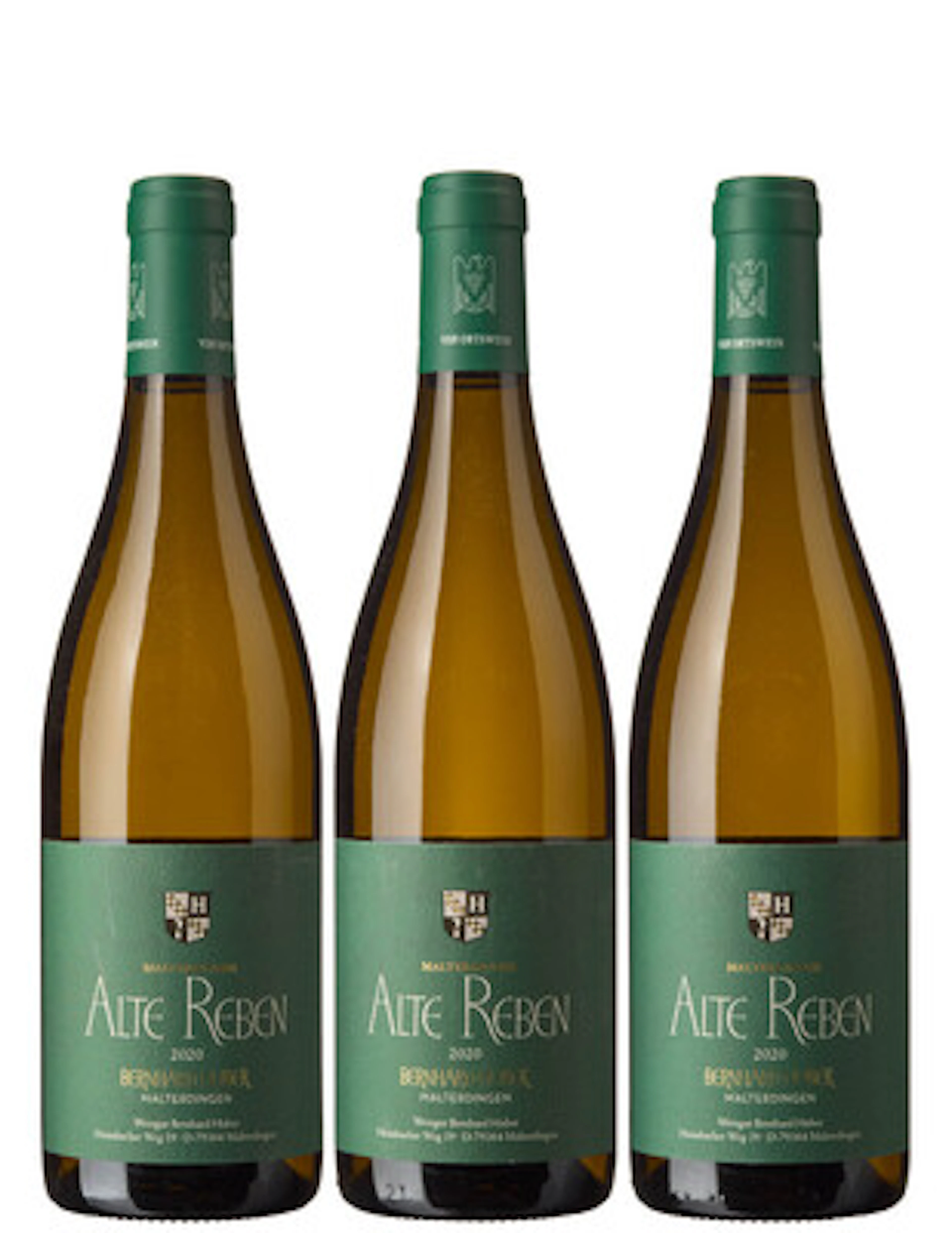 3 x Malterdinger Chardonnay Alte Reben 2020, Bernhard Huber
