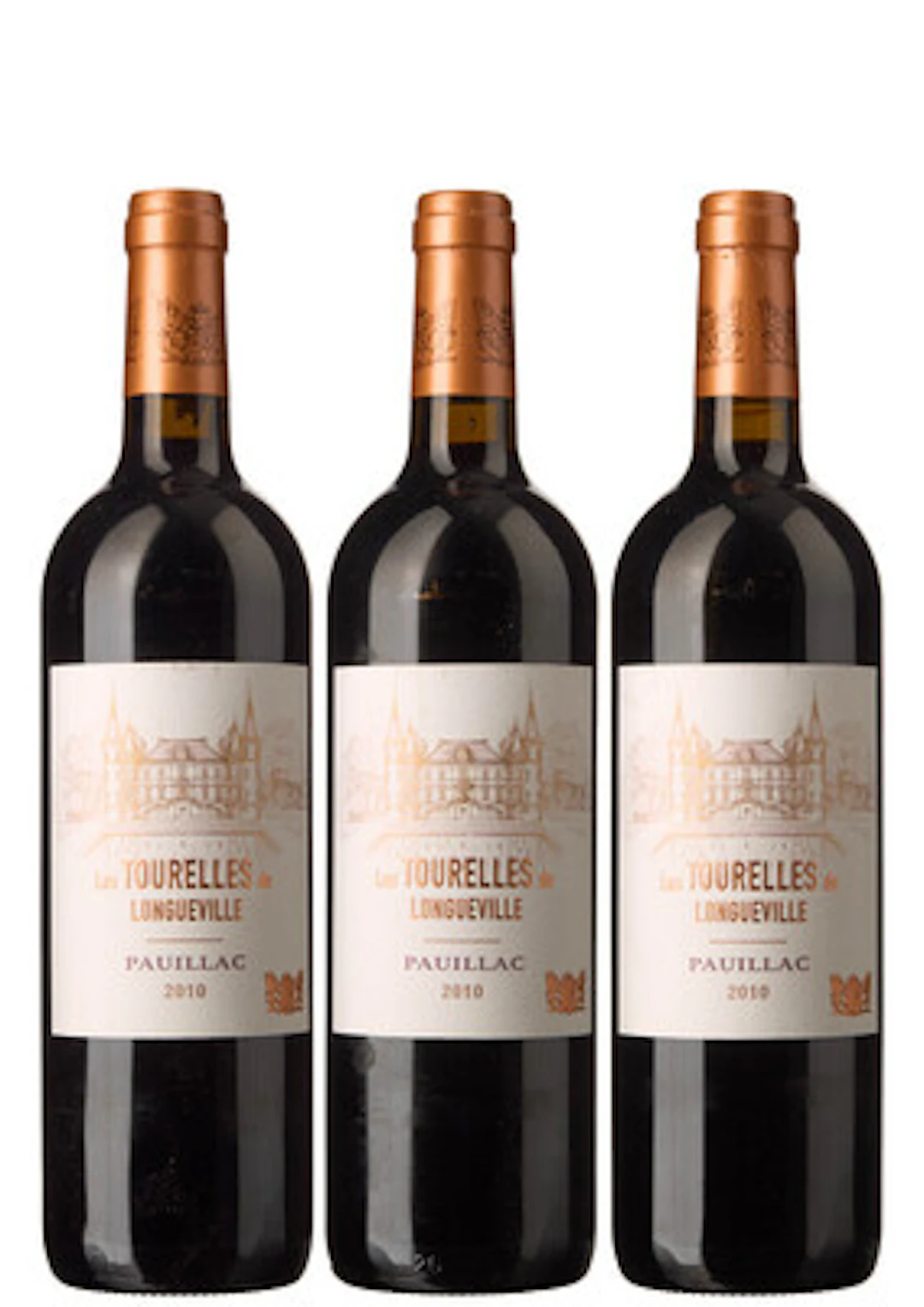 3 x Les Tourelles de Longueville 2010, Chateau Pichon Longueville Baron