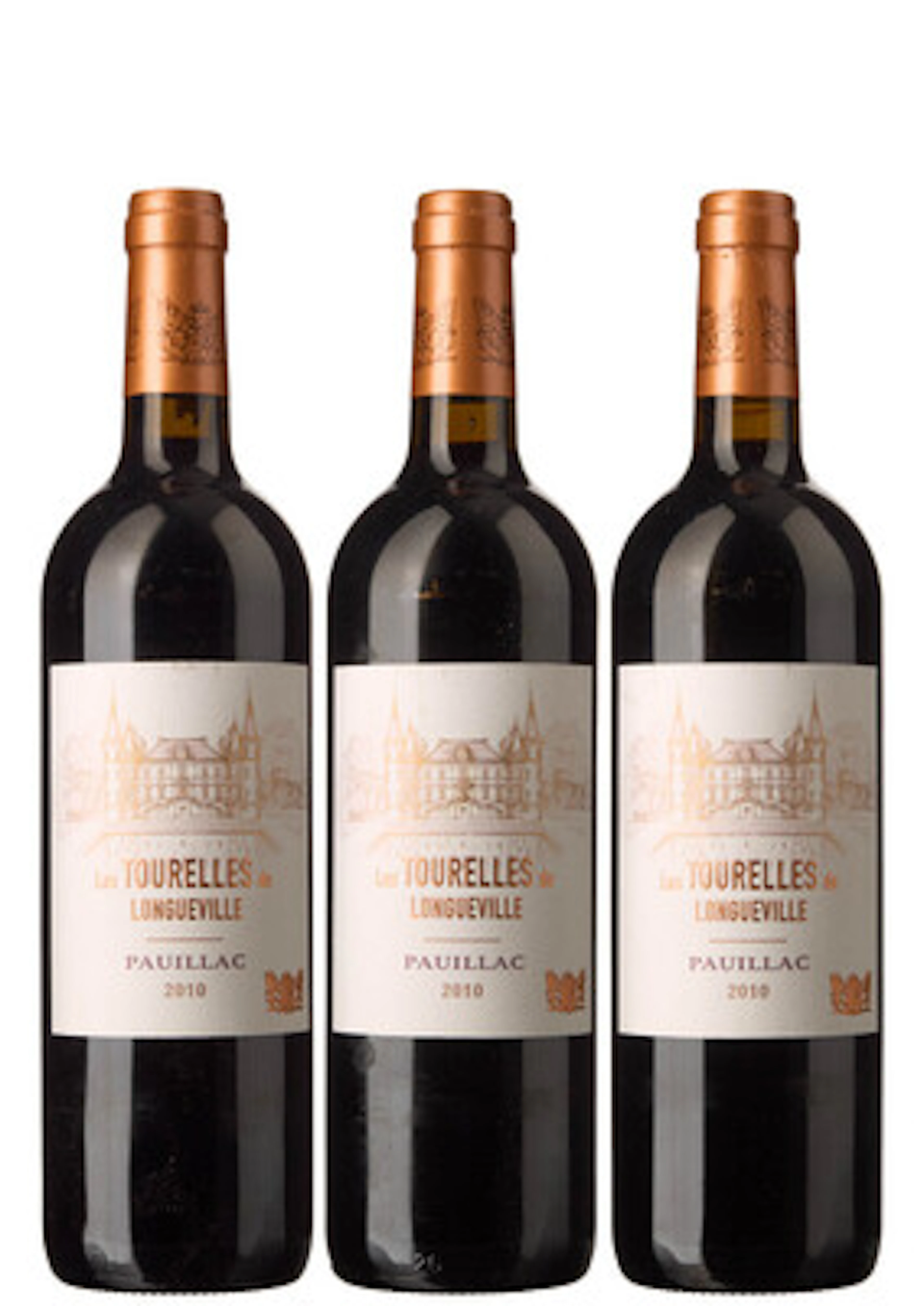 3 x Les Tourelles de Longueville 2010, Chateau Pichon Longueville Baron