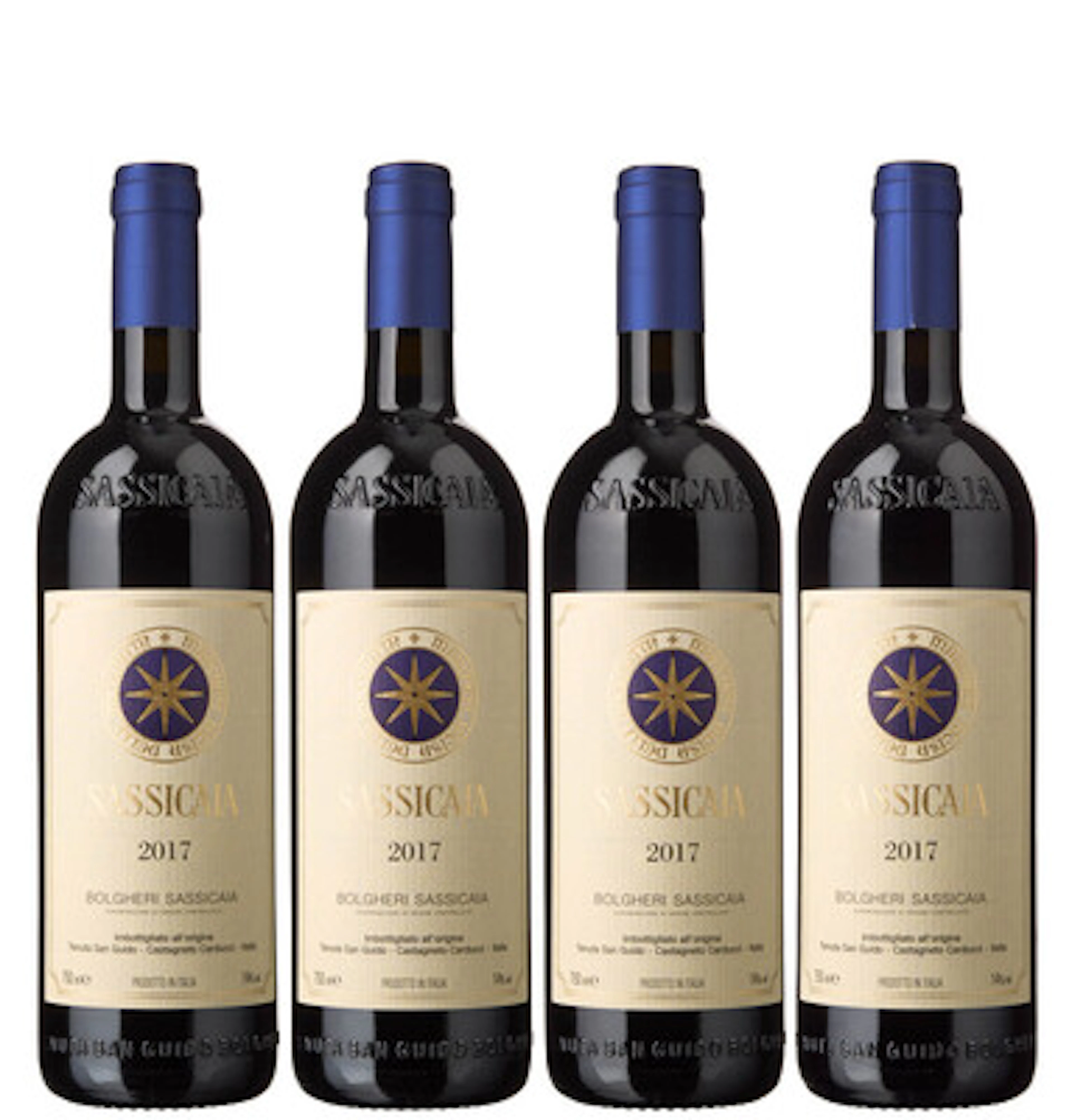 4 x Sassicaia 2017, Tenuta San Guido
